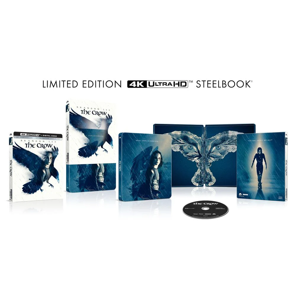 Paramount The Crow Steelbook 4K Ultra HD Blu-ray with Digital Copy, Multi-Language
