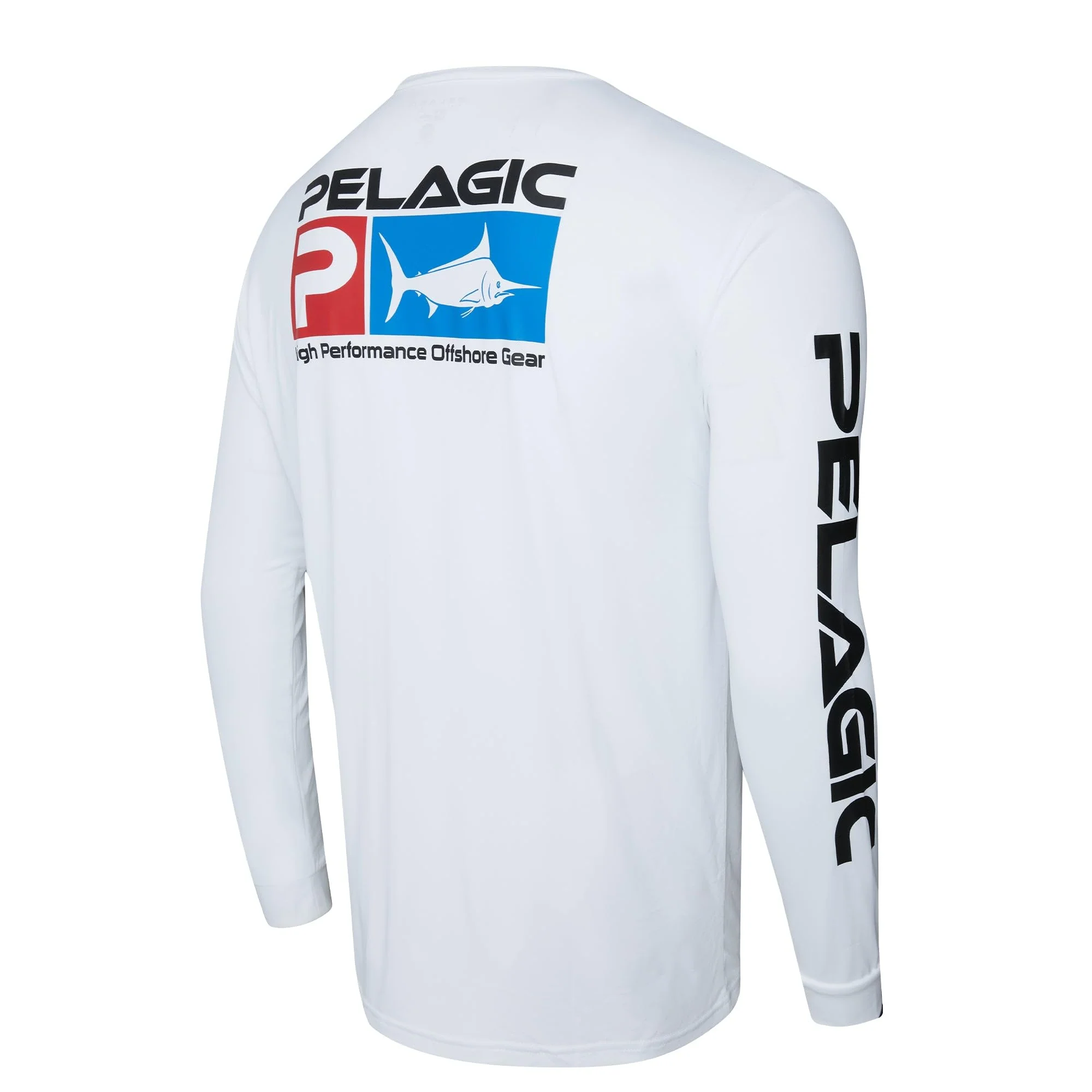 Pelagic Aquatek Deluxe Long-Sleeve Fishing Shirt for Men - White - XL - Image 2