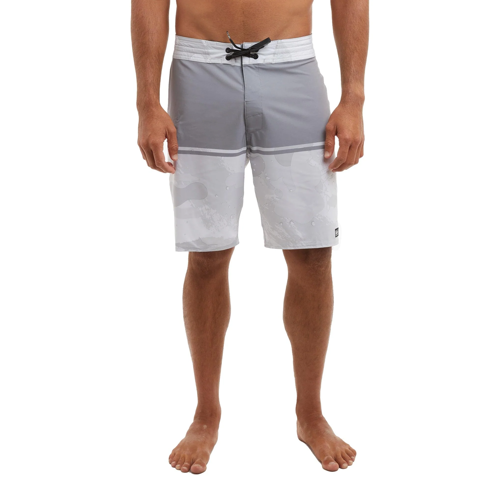Pelagic Strike Board Shorts, Light Grey Brush Camo, Ultralight Quick-Dry Recycled Fabric, 4-Way Stretch, 19" Outseam, Size 36 - Image 3