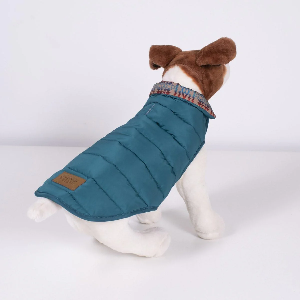Pendleton Pet Pilot Rock Puffer Dog Coat - Pilot Rock Navy - L - 24.5"-33" - Image 8