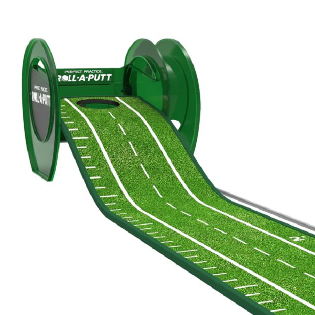 Perfect Practice PP-61563-1 Crystal Velvet Trueroll Technology 8 Feet Roll-a-Putt Mat - Image 4