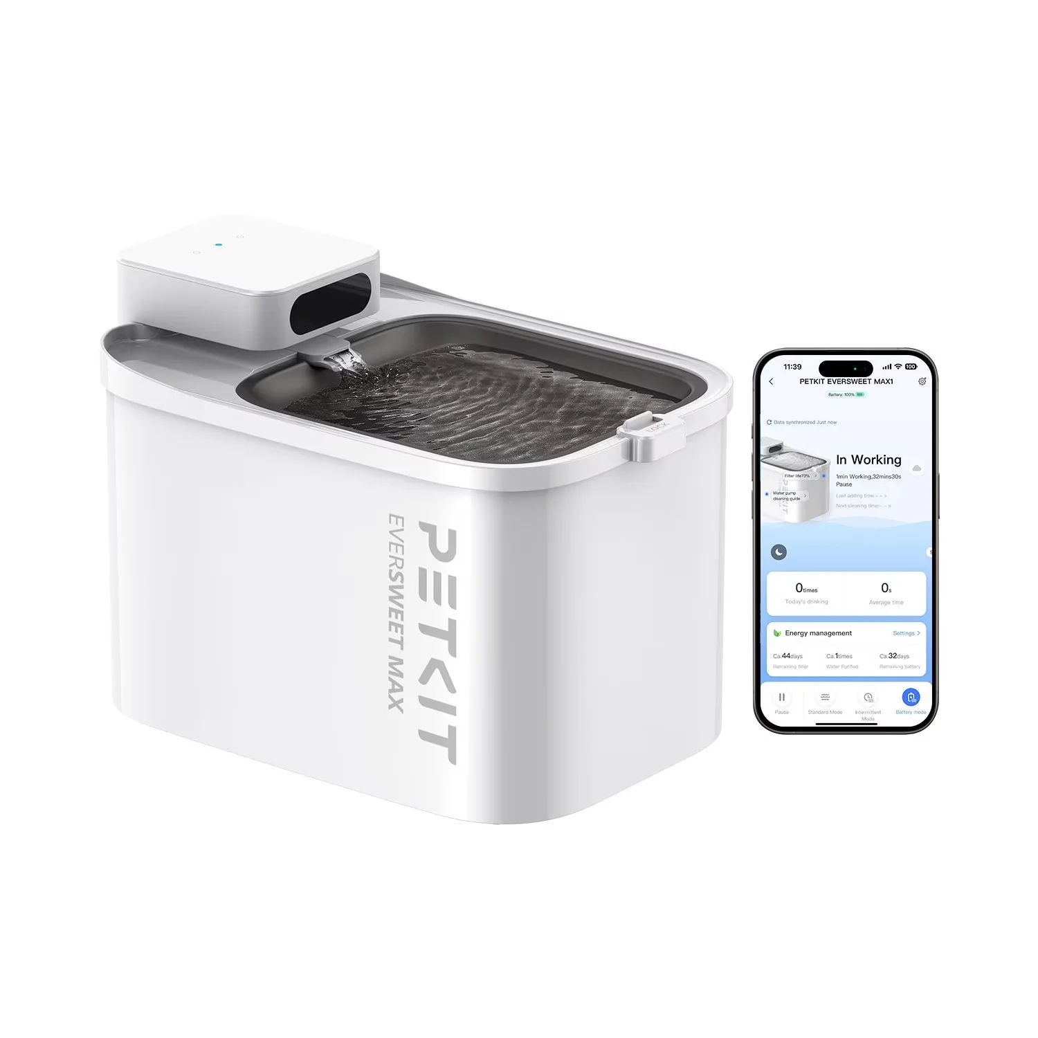 Petkit Eversweet Cordless Max Smart Pet Drinking Fountain - Image 2