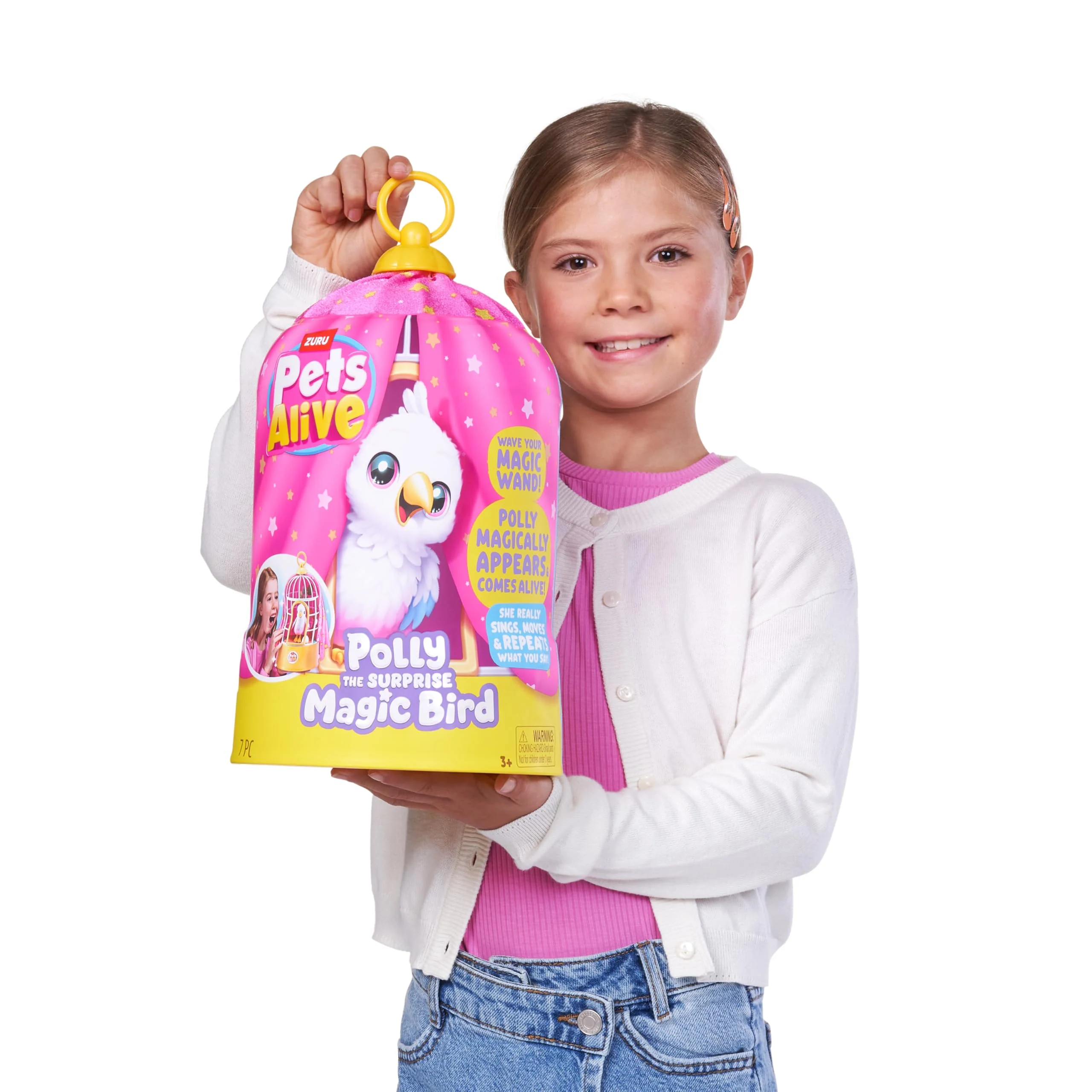 Pets Alive Polly the Magic Bird: Interactive Plastic Pet Toy by Zuru - Image 6