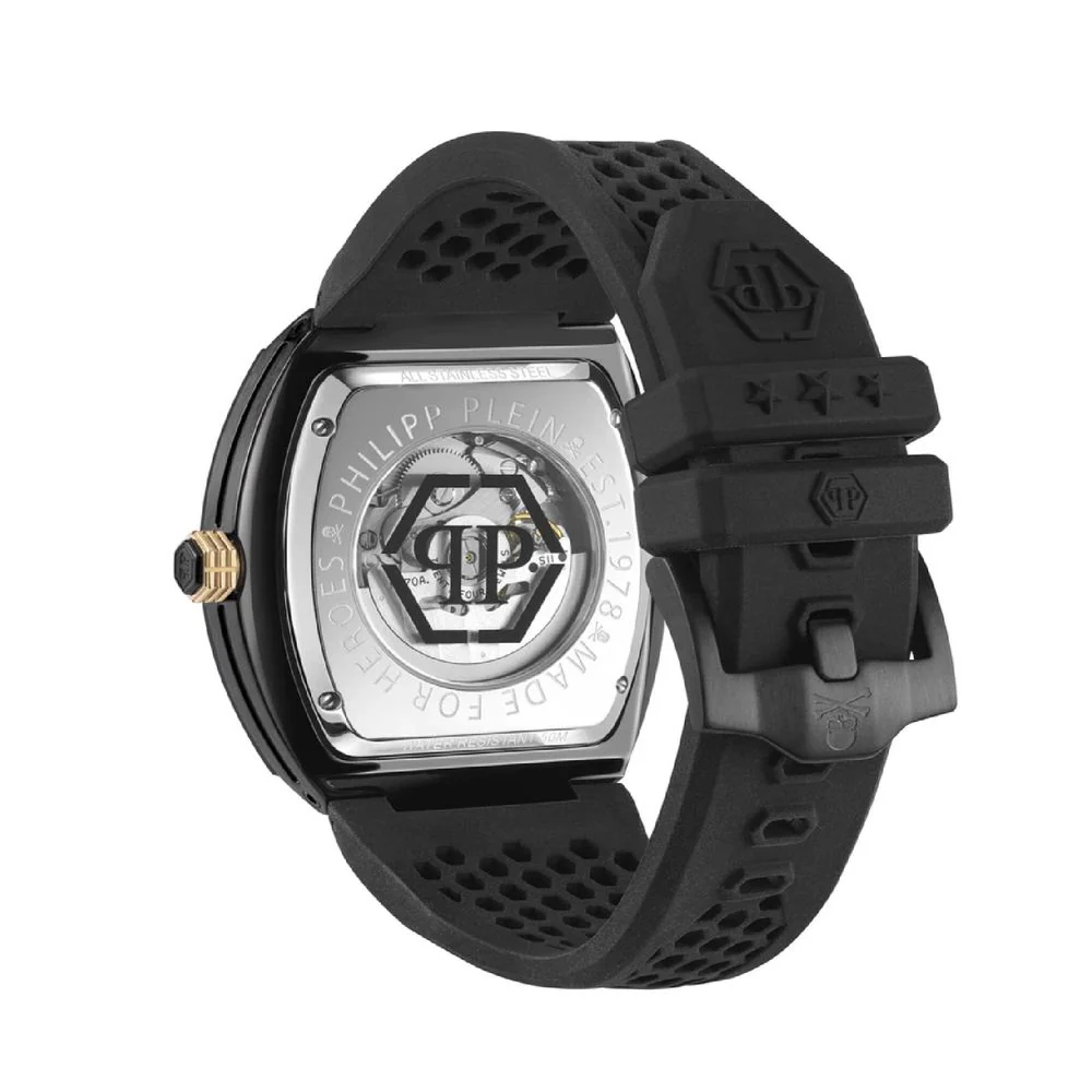 Philipp Plein PWBAA0521 Men's The $keleton Black IP 44mm Fashion Watch with Strap - Image 2