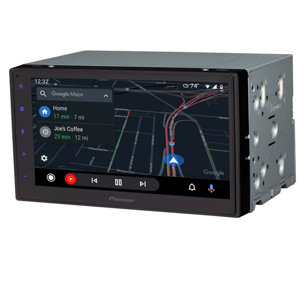 Pioneer DMH-160BT Car Play/Android Auto Digital Media Receiver with 6.8" Touchscreen and Bluetooth,Double Din, Backup Camera Ready - Image 4