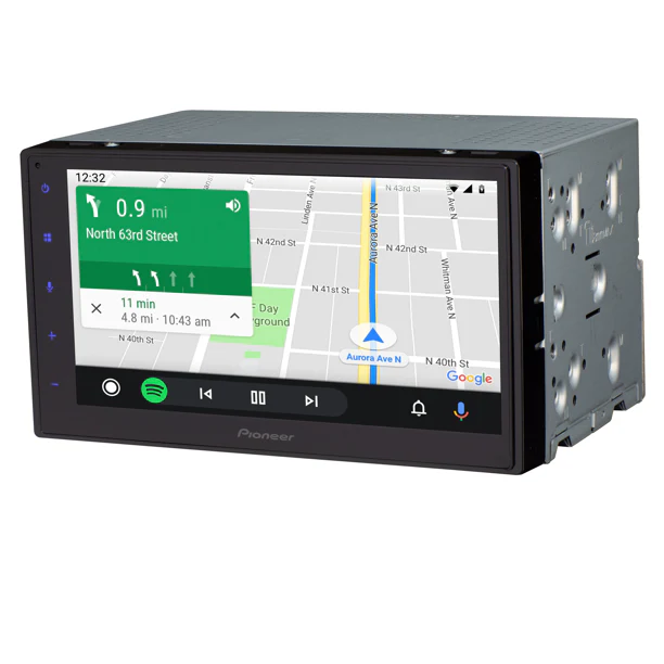 Pioneer DMH-160BT Car Play/Android Auto Digital Media Receiver with 6.8" Touchscreen and Bluetooth,Double Din, Backup Camera Ready - Image 6