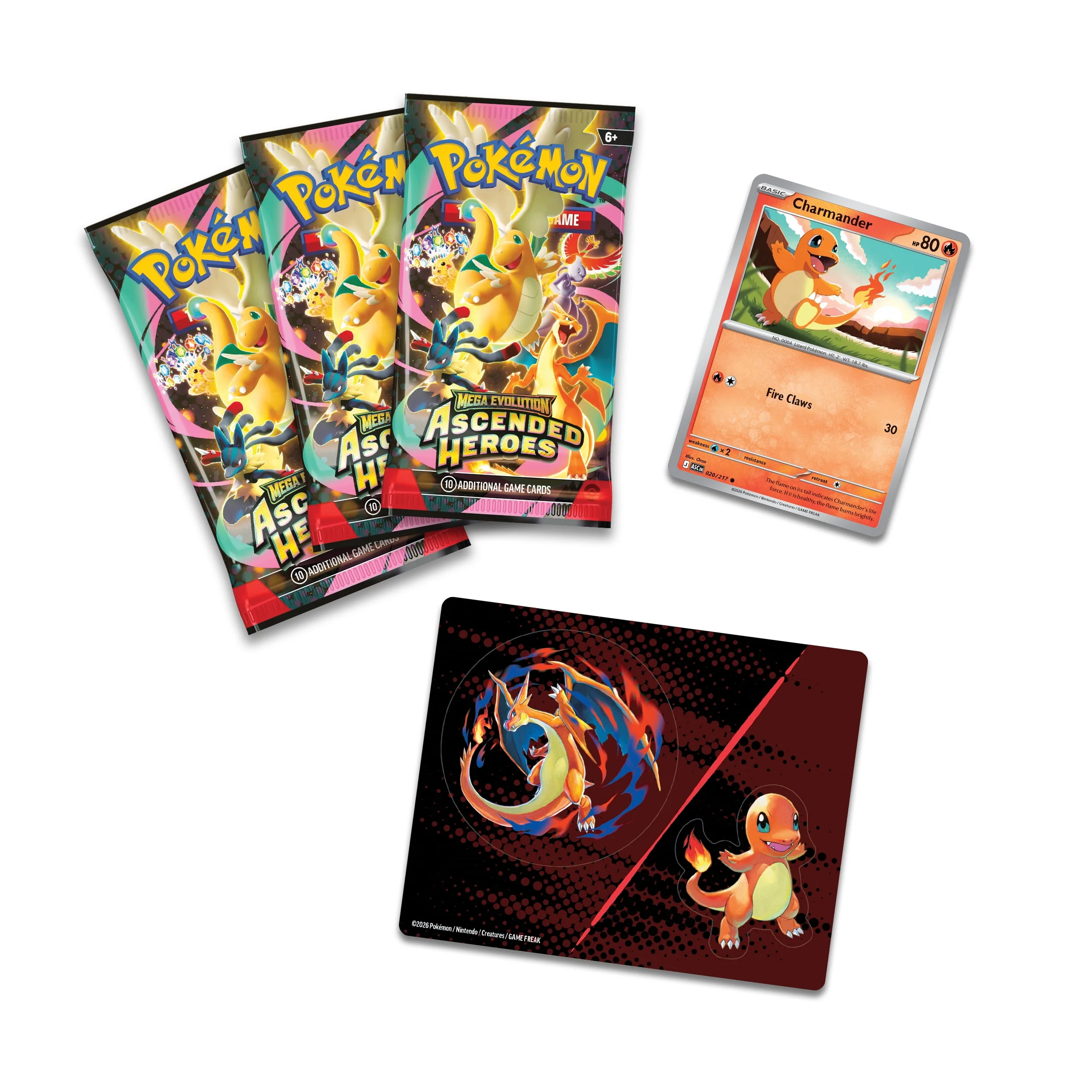 Pokemon Mega Evolution Ascended Heroes Tech Sticker Collection with Foil Promo Card, Tech Sticker Sheet, and 3 Booster Packs - Image 3