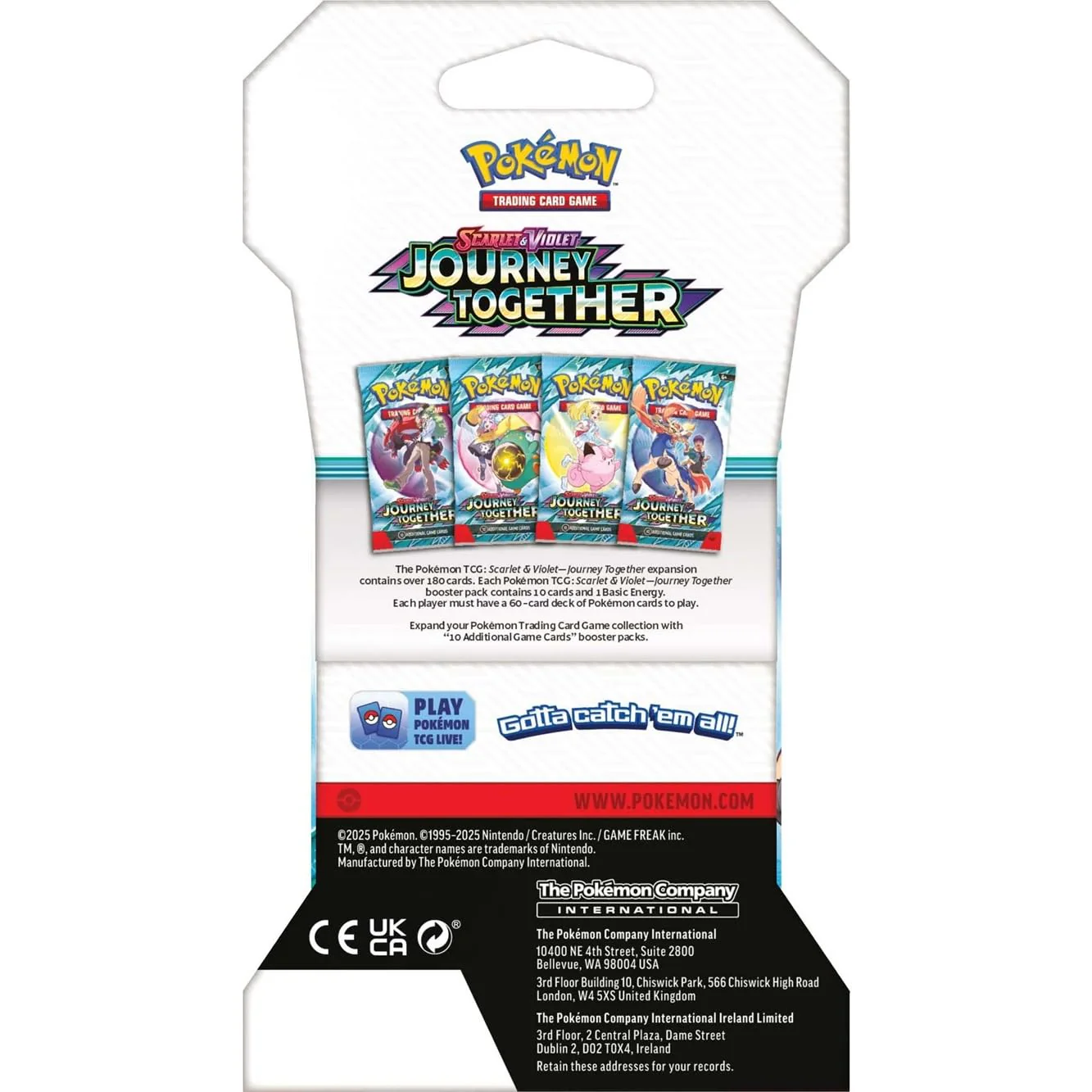 Pokmon Scarlet & Violet Journey Together Sleeved Booster Pack, 10 Collectible Cards, Assorted Artwork Styles, Ages 6+ - Image 6
