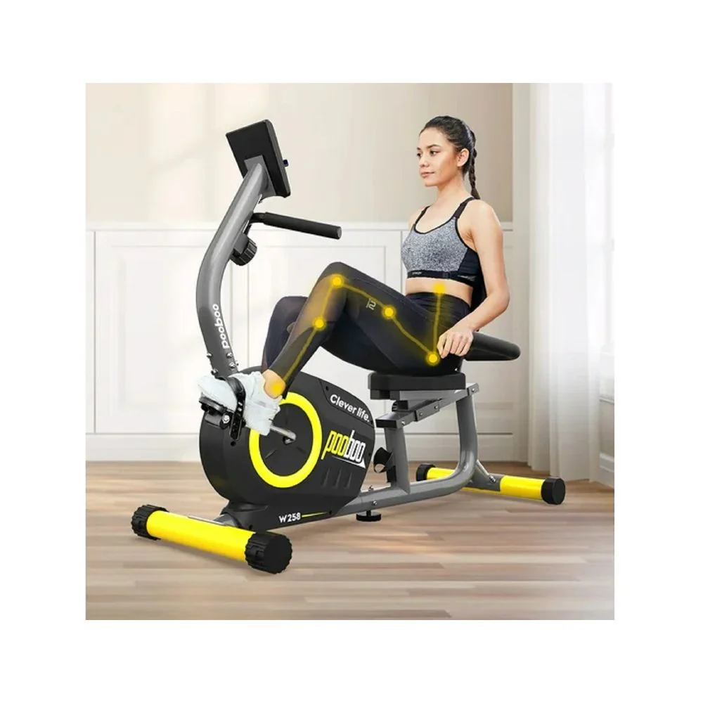 Pooboo T-W25801-UP Recumbent Exercise Bike - Image 2