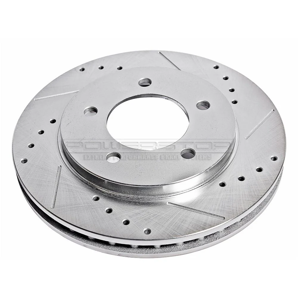 Power Stop AR8558XR Front Right Drilled and Slotted Brake Rotor, Extreme Performance, Durable Construction - Image 4