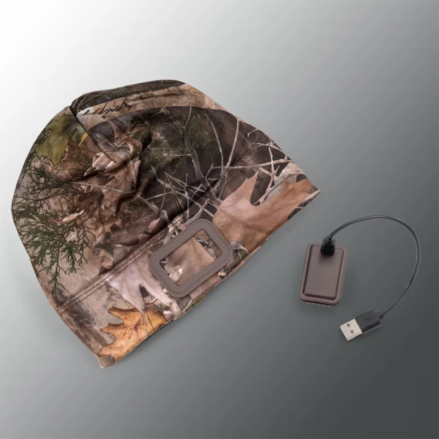 Powercap HBR4-0944 4.0 LED Rechargeable Headlamp Beanie, TrueTimber Kanati, USB-C Rechargeable, IPX4 Water Resistant