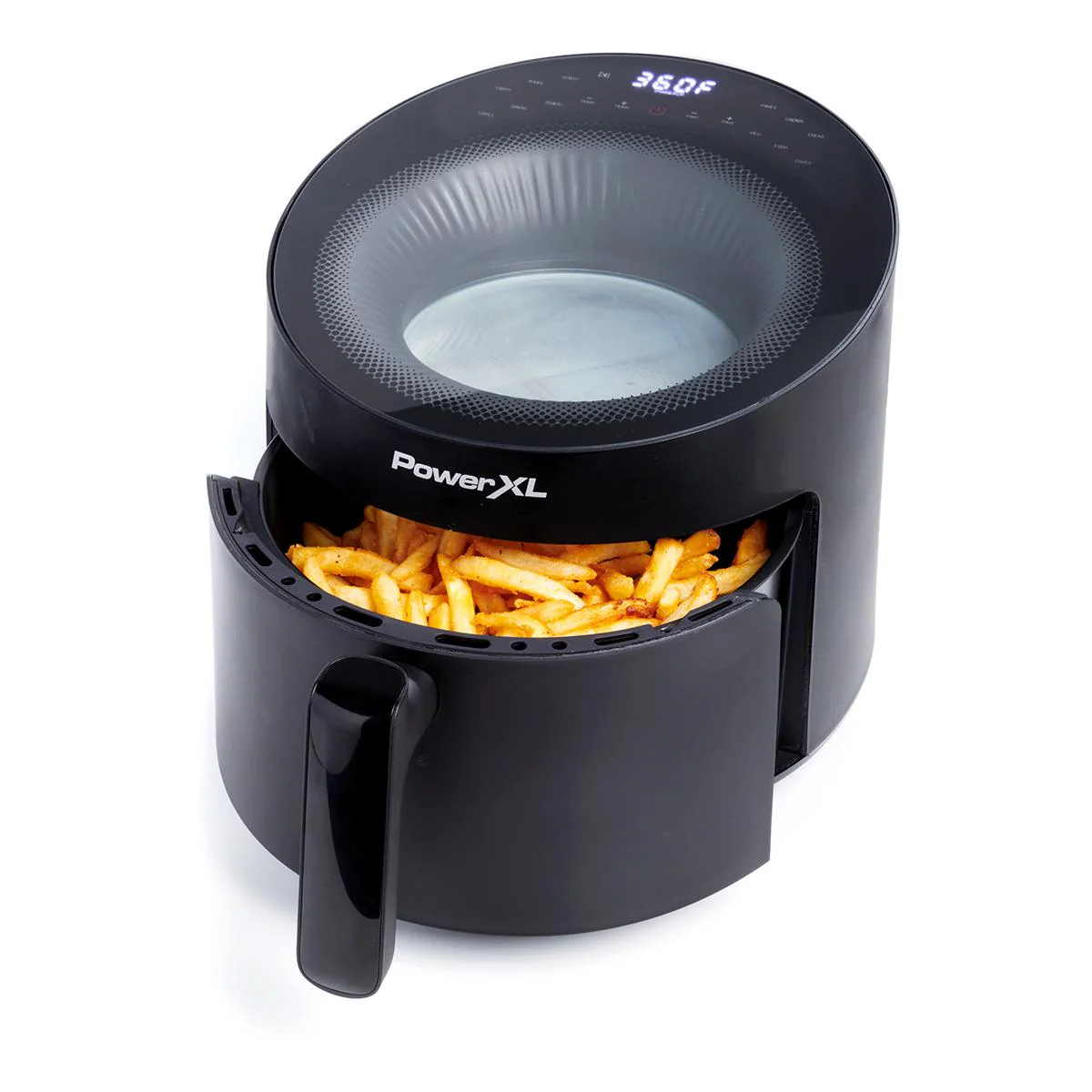 PowerXL Radiant Light Air Fryer, 5.3 Quart, Digital Touchscreen with 10 Presets, Skylight Window, 1500W, AF3052-3BPTV - Image 3