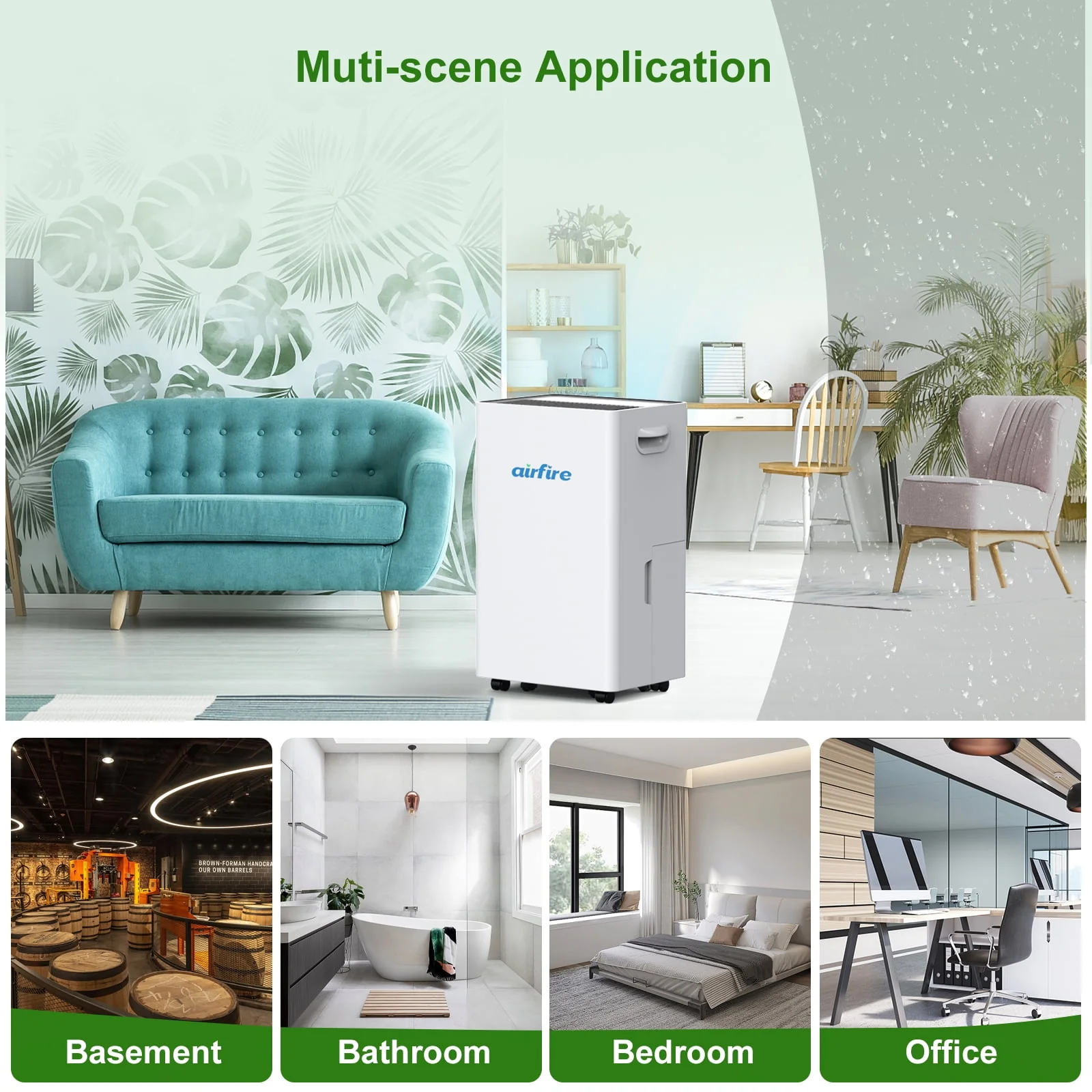 POYANK 4500 Sq. ft 75 Pint Dehumidifier for Basement - Image 6