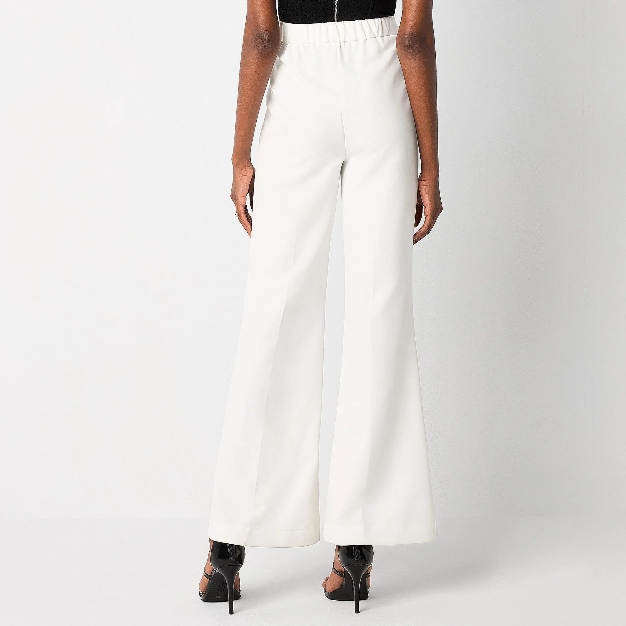 Project Prom Girls Juniors Regular Fit Suit Pants - OFF WHITE SMALL - Image 3