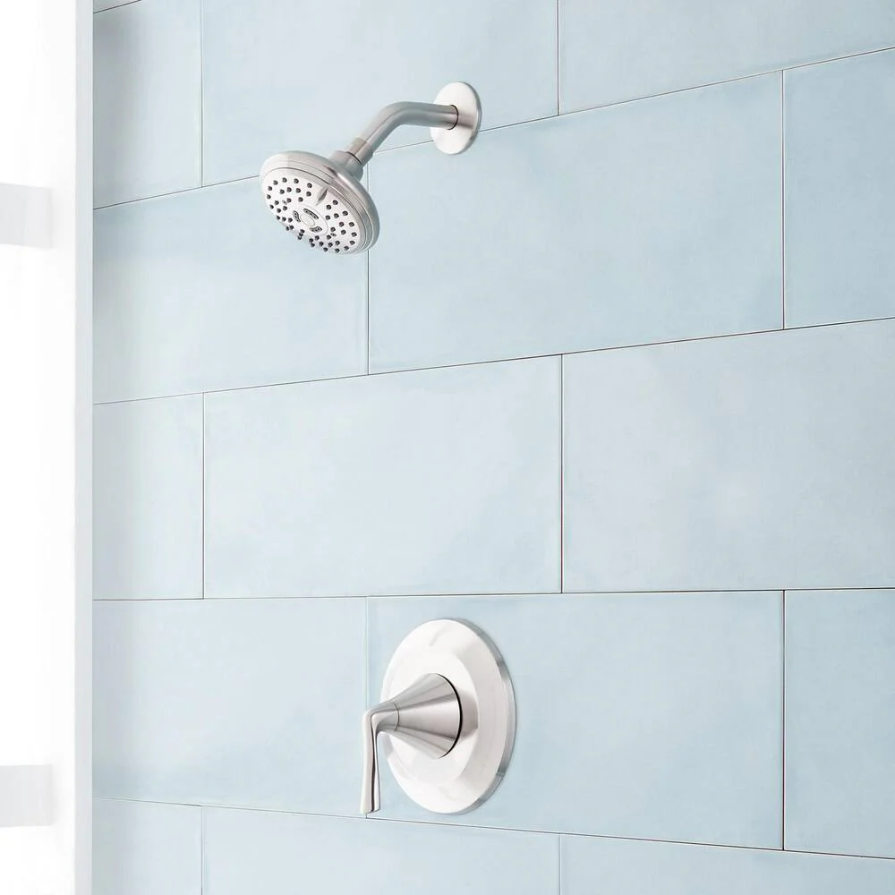 Provincetown Pressure Balance Shower Set Trim - Matte Black