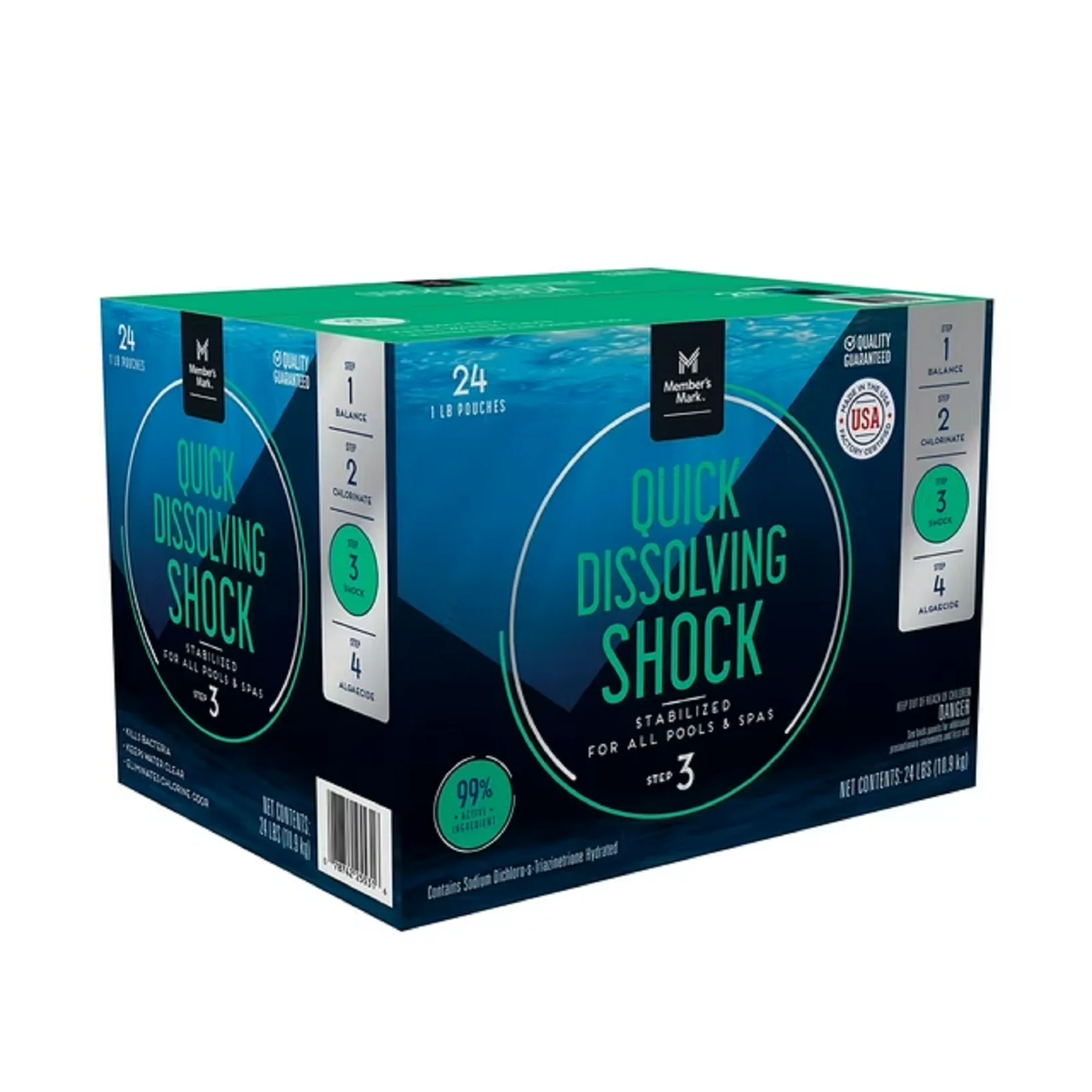 Quick Dissolving Shock Stabilizer 1 lb, 24p - Image 3
