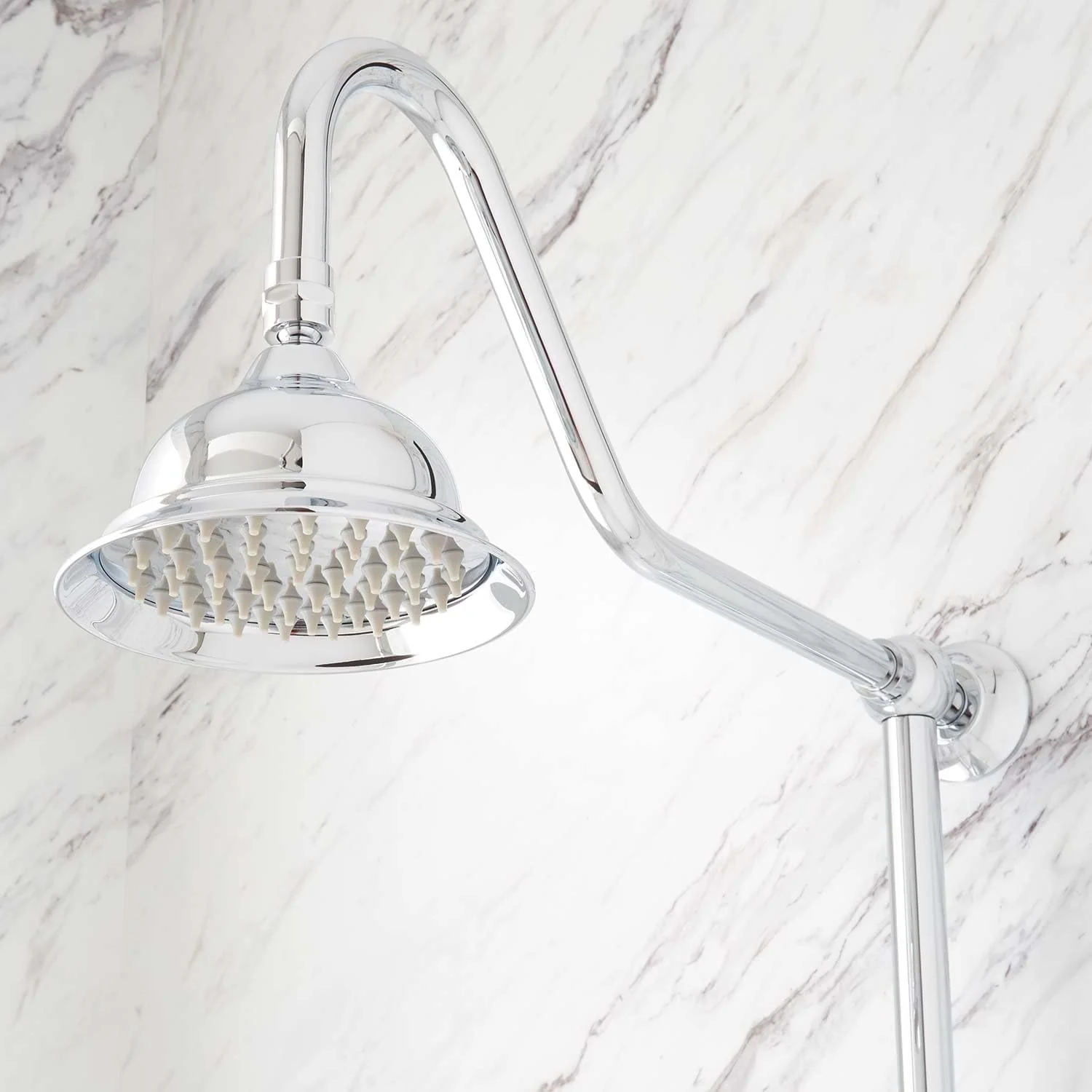 Signature Hardware 936278 Alliston Pressure Balanced Exposed Pipe Shower System with Rainfall Shower Head and Hand Shower Oil Rubbed Bronze Showers - Image 4
