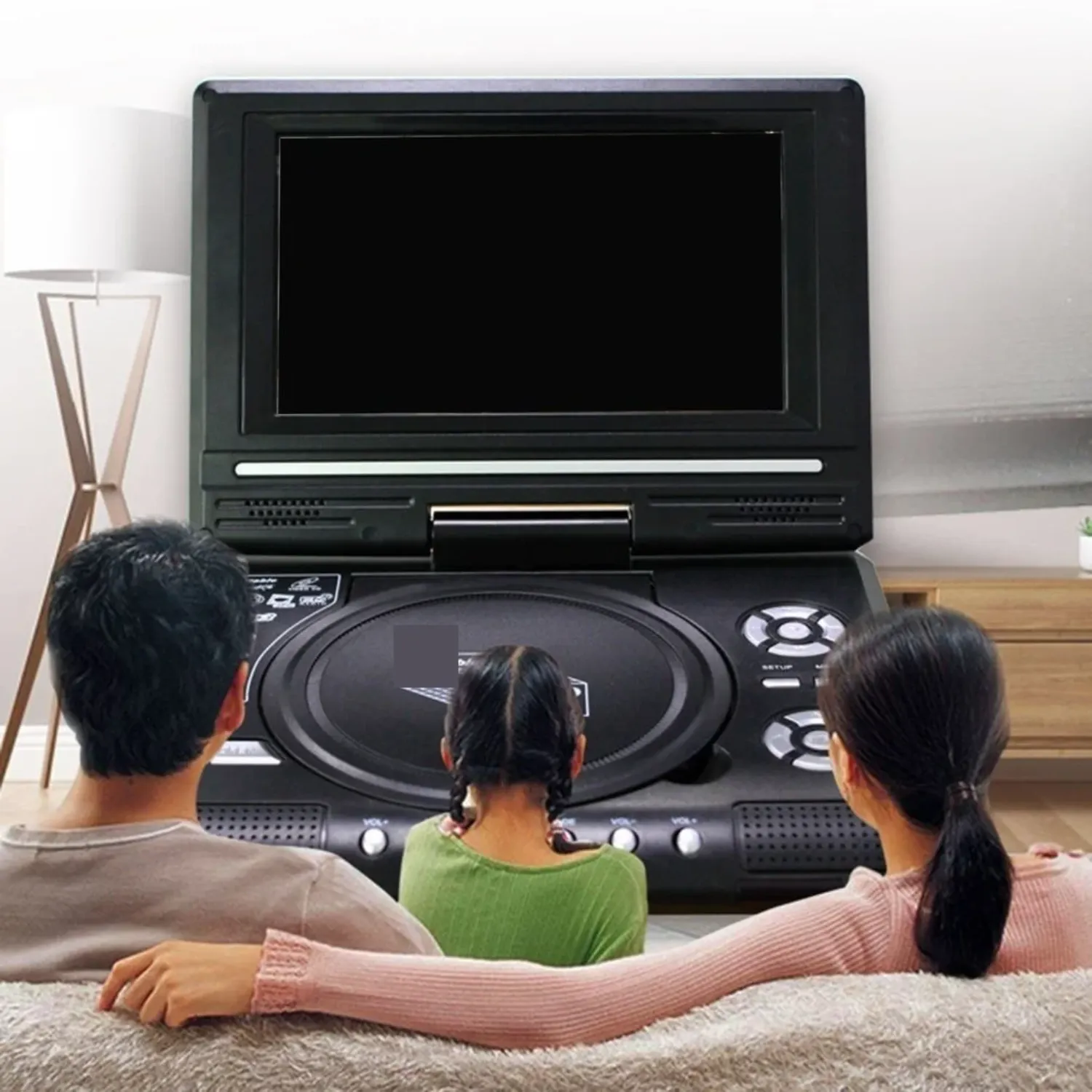 Rainyu 26Pcs 7.8 Inch TV Home Car DVD Player Portable HD VCD CD MP3 HD DVD Player USB RCA Portable - Image 5