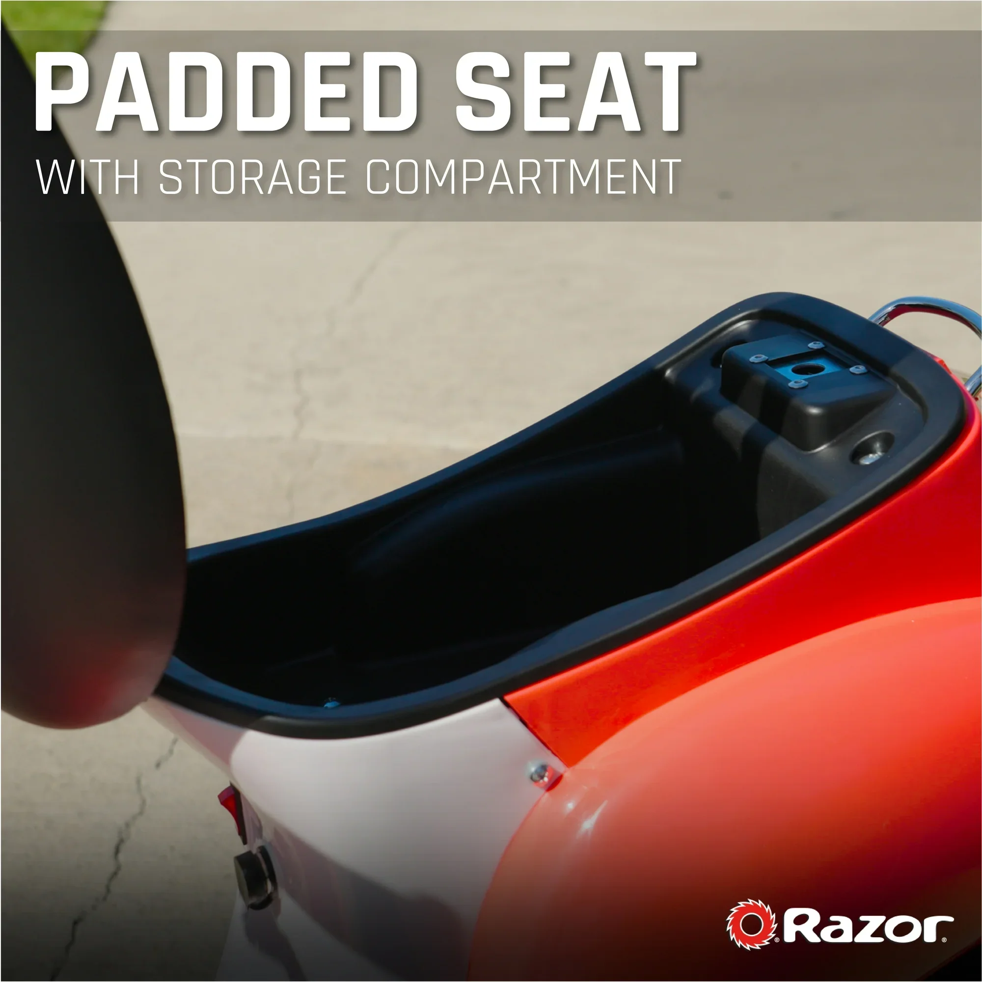 Razor 15130683 Pocket Mod Miniature Euro-Style Electric Scooter - Roma Red - Image 3