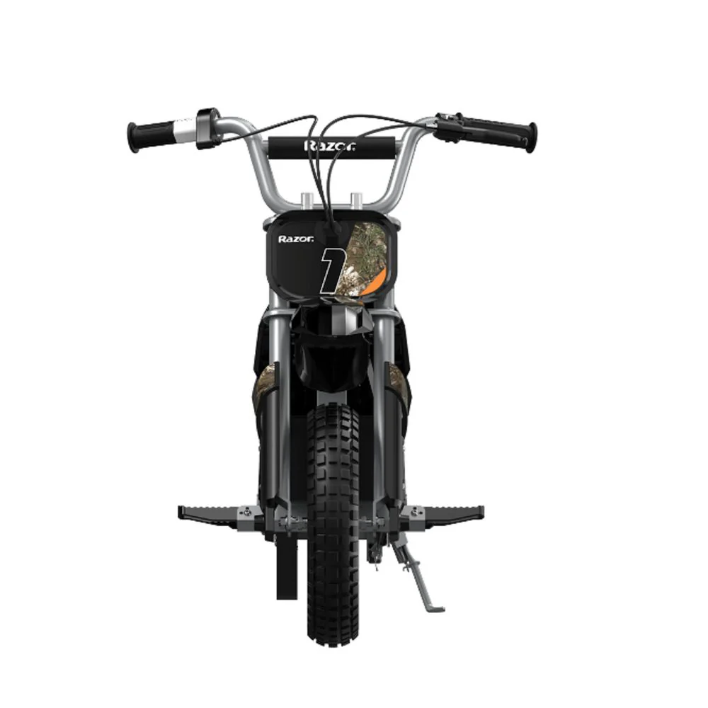 Razor x Realtree 15128083 Dirt Rocket MX350 - 24V Electric-Powered Dirt Bike, Black/Green Camo