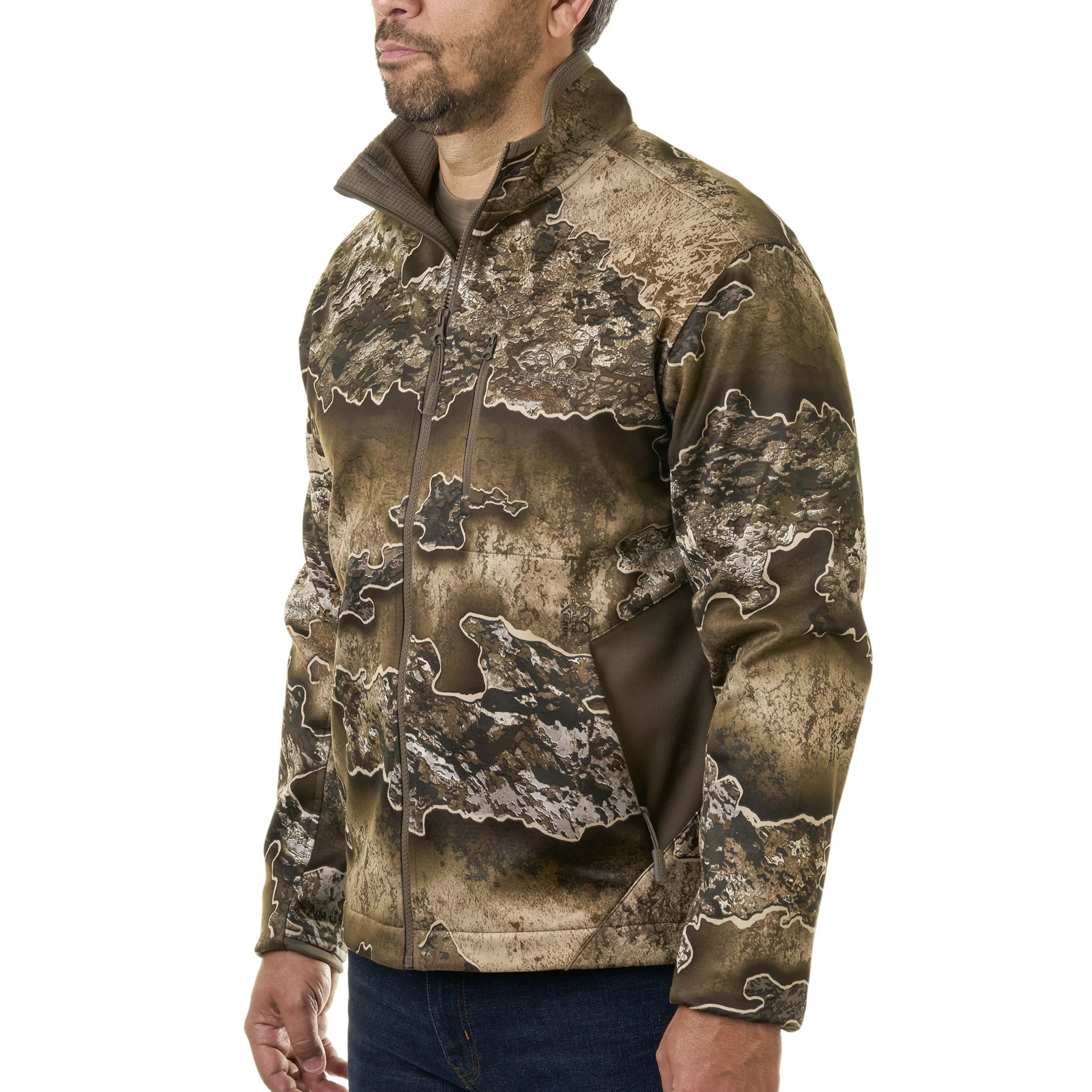 Realtree Excape Men's Chill Cutter Softshell Hunting Jacket, L - Image 2