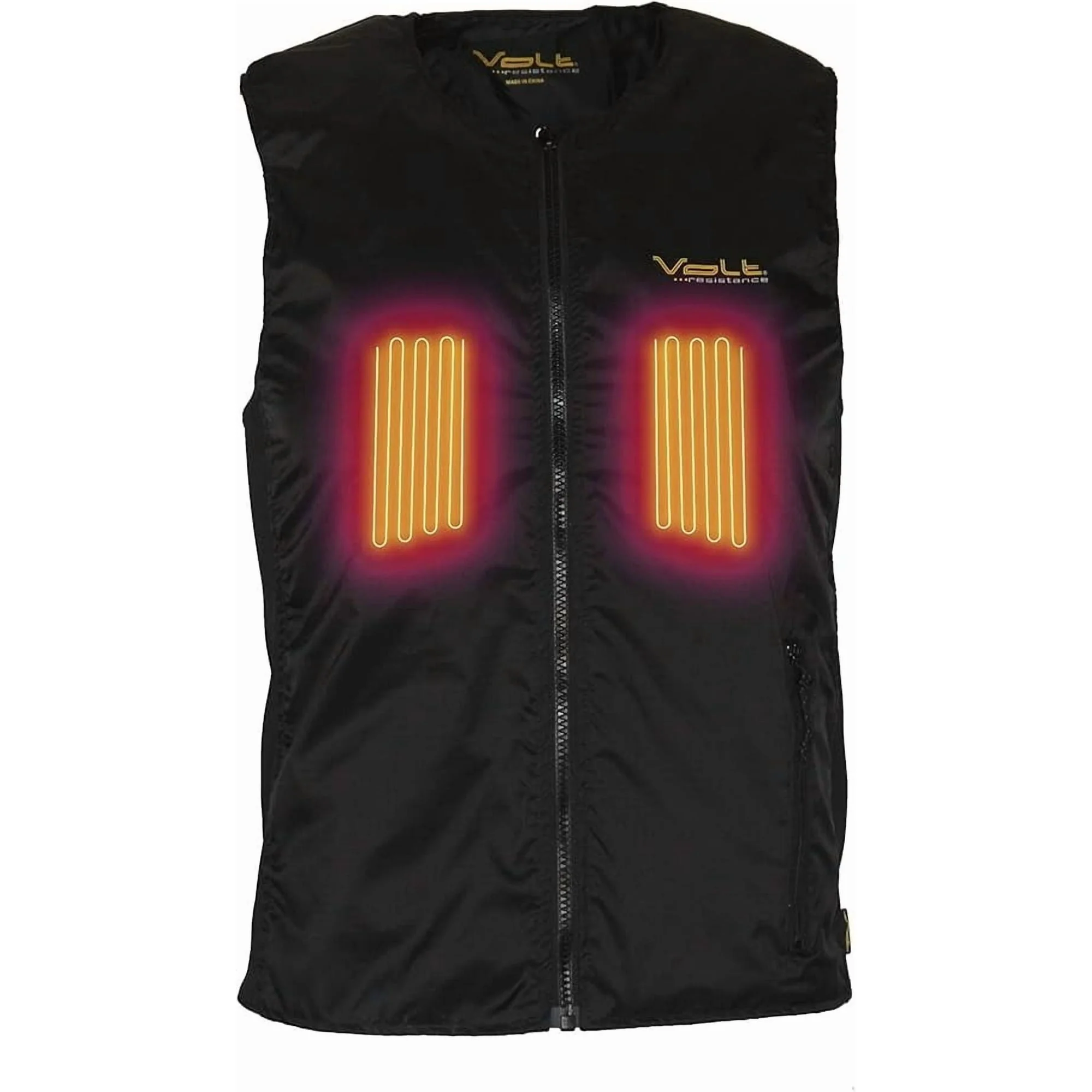 Realtree Unisex Adult Heated Vest Liner, Men's-L, Women's-XL, Black - Portable