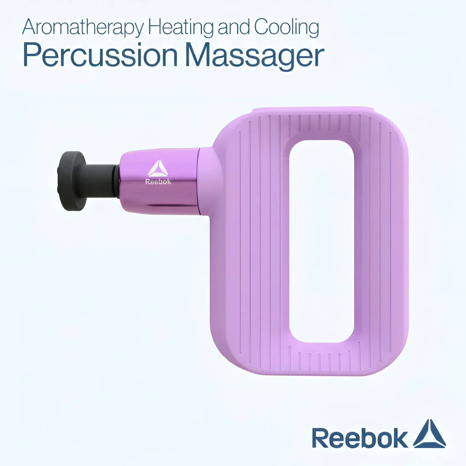Reebok RK1736-PNK Hot & Cold Percussion Massager with Aromatherapy, 6 Speeds - Image 2
