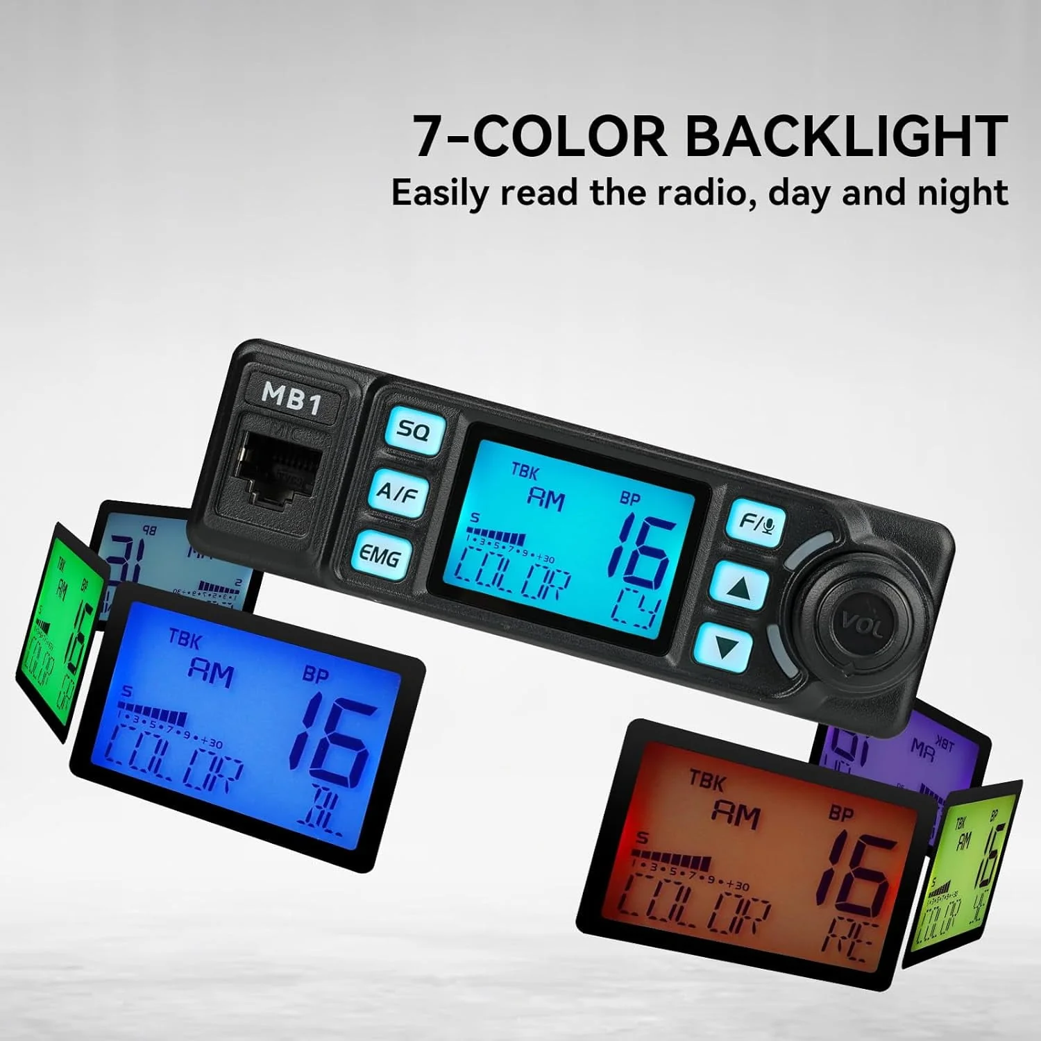 Retekess MB1 AM/FM CB Mobile Radio Bundle with Coaxial Cable - Image 4