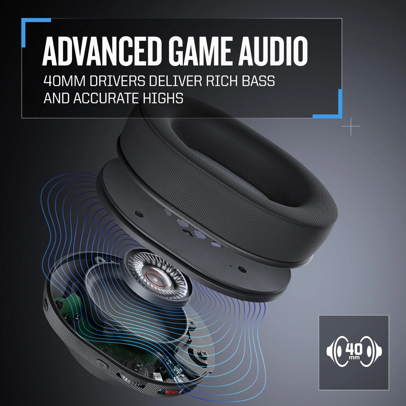 RIG 300 PRO HC Wired Gaming Headset, Cosmic Purple, Over-Ear, 40mm Drivers, Flip-to-Stow Mic, Dolby Atmos Compatible - Image 3