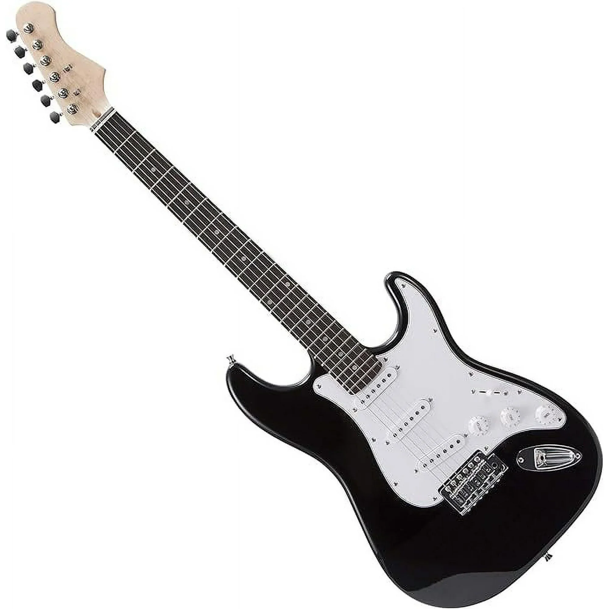 RockJam EG-1BK-G Black Electric Guitar with Guitar Bag - Image 2