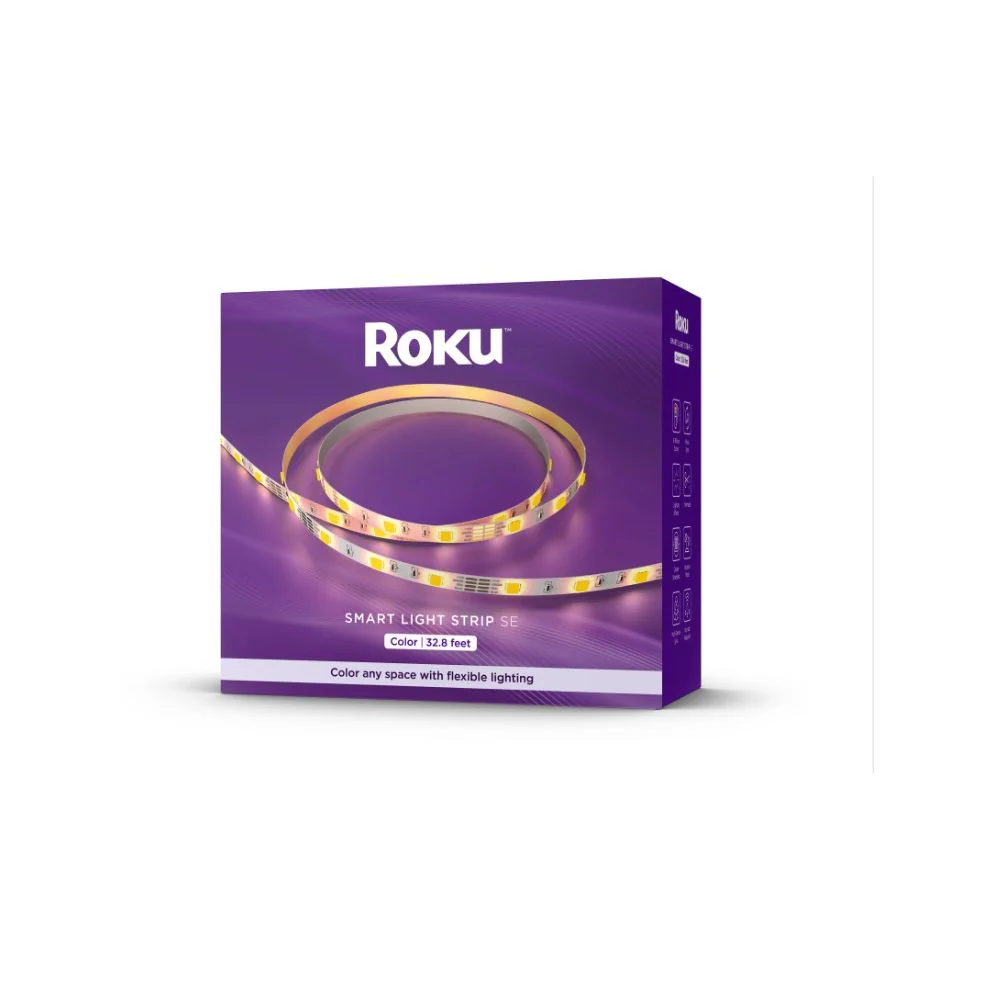 Roku LS1032R Smart Home Smart Light Strip SE 32.8 Foot, White Light
