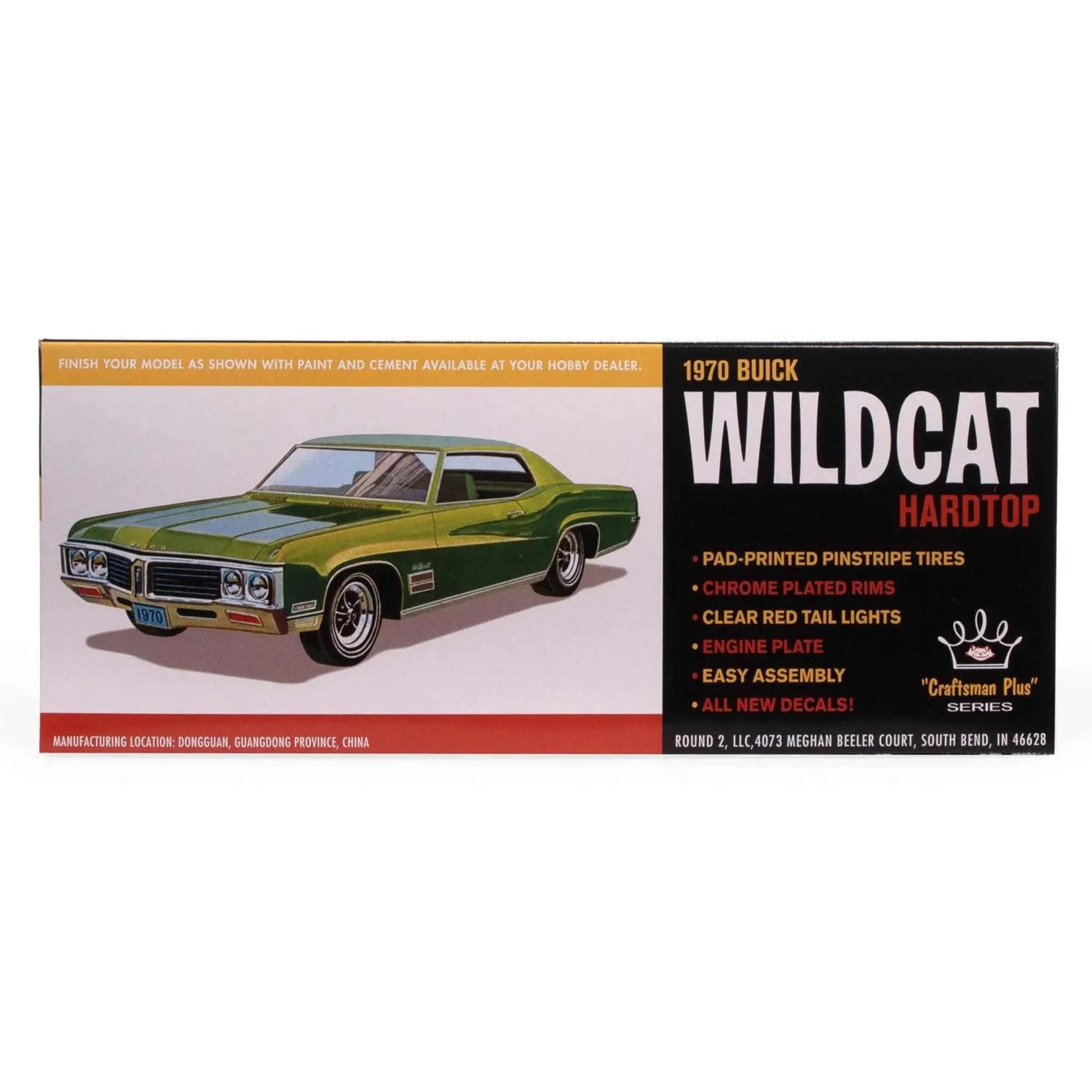 Round 2 LLC AMT1379/12 AMT Model Kit Skill 2 1970 Buick Wildcat Hardtop - Image 3