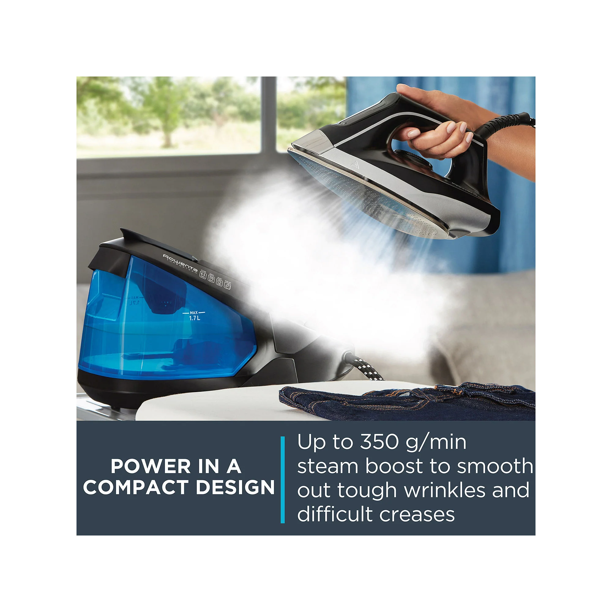 Rowenta Compact Steam Pro - BLUE ONE SIZE - Image 2