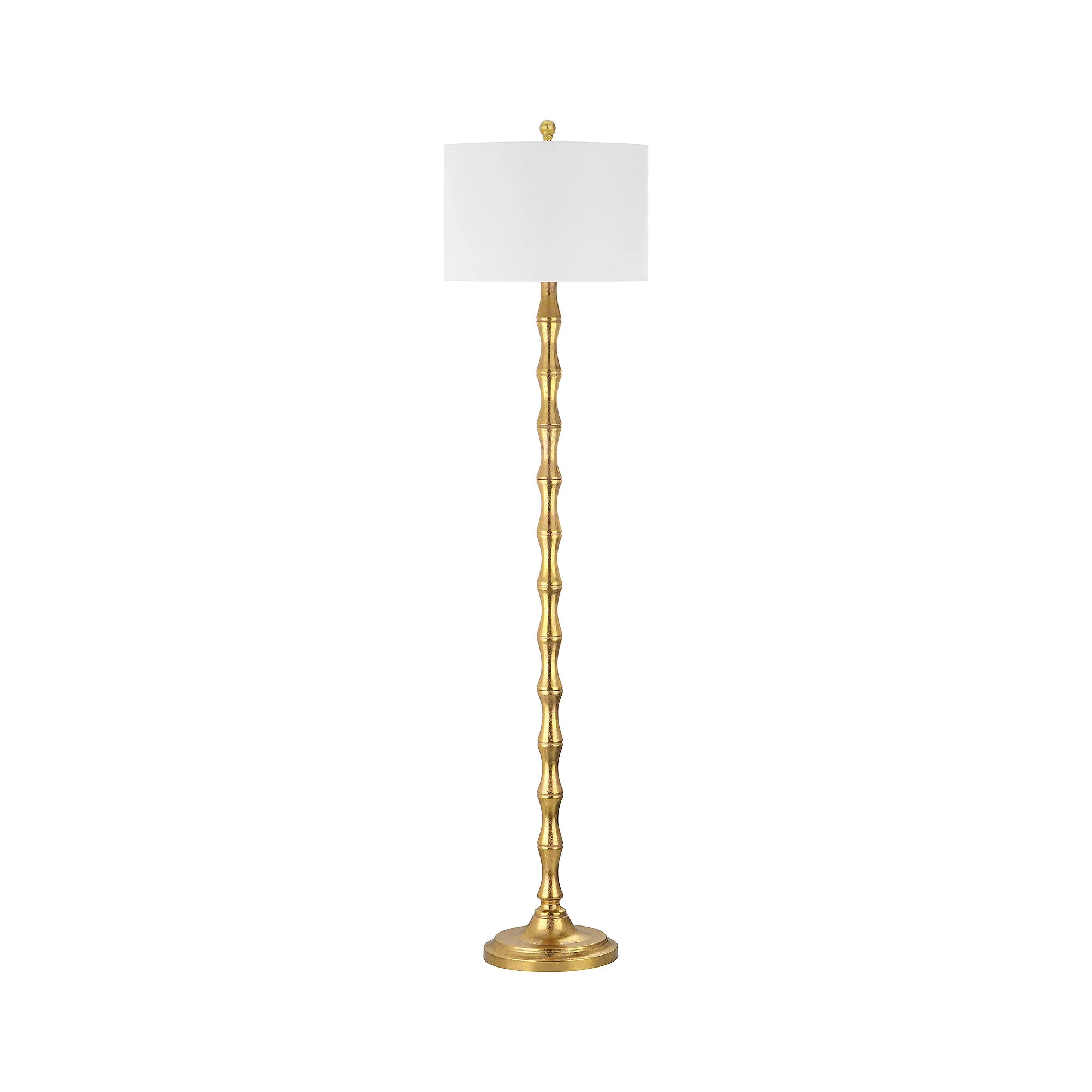 Safavieh Lighting Collection Aurelia Antique Gold 63.5-inch Floor Lamp