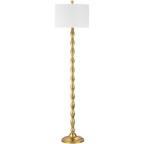 Safavieh Lighting Collection Aurelia Antique Gold 63.5-inch Floor Lamp - Image 11