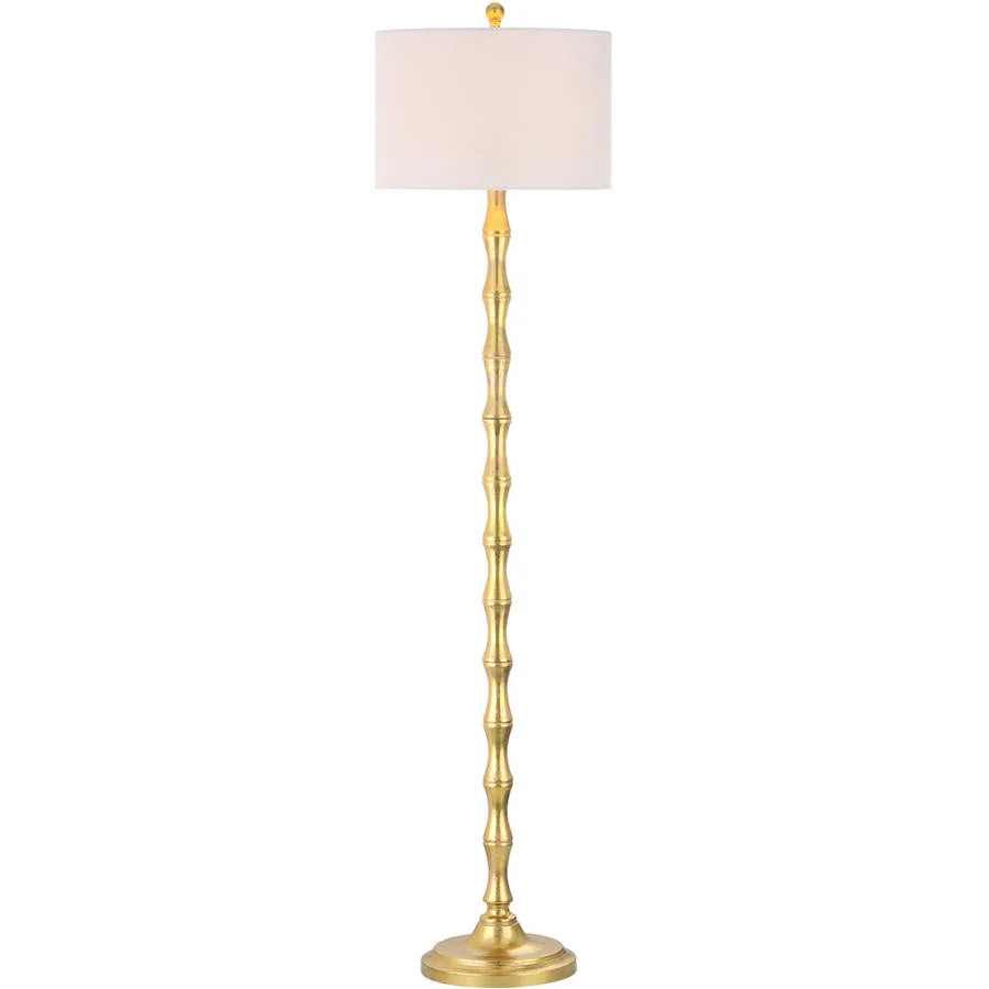 Safavieh Lighting Collection Aurelia Antique Gold 63.5-inch Floor Lamp - Image 3