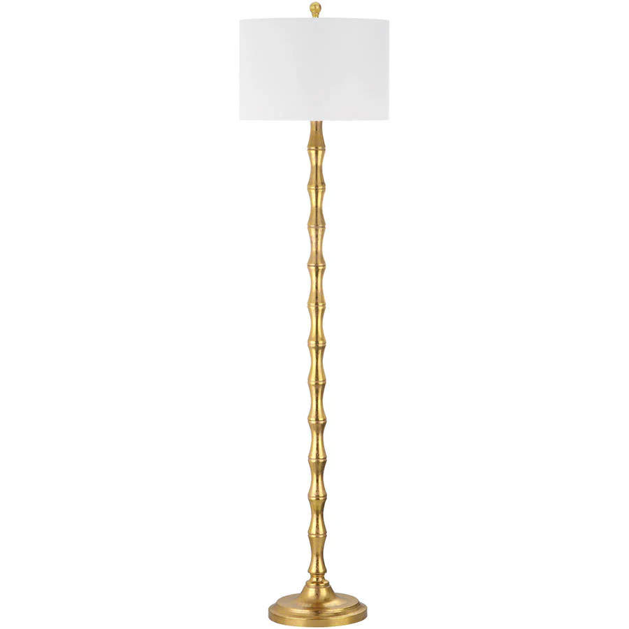 Safavieh Lighting Collection Aurelia Antique Gold 63.5-inch Floor Lamp - Image 5