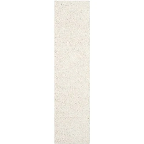 Safavieh Milan Shag Collection SG180-1212 Ivory Runner (2' x 6') - Image 4