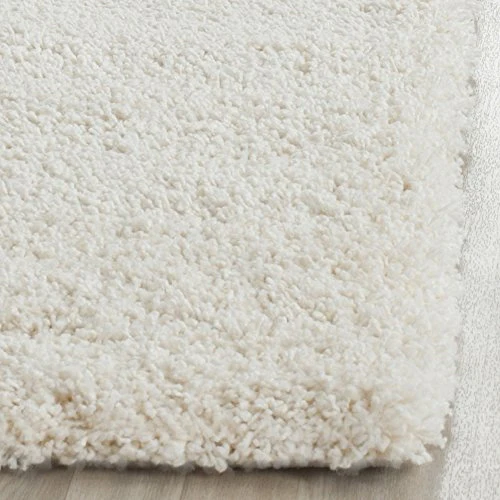 Safavieh Milan Shag Collection SG180-1212 Ivory Runner (2' x 6') - Image 5