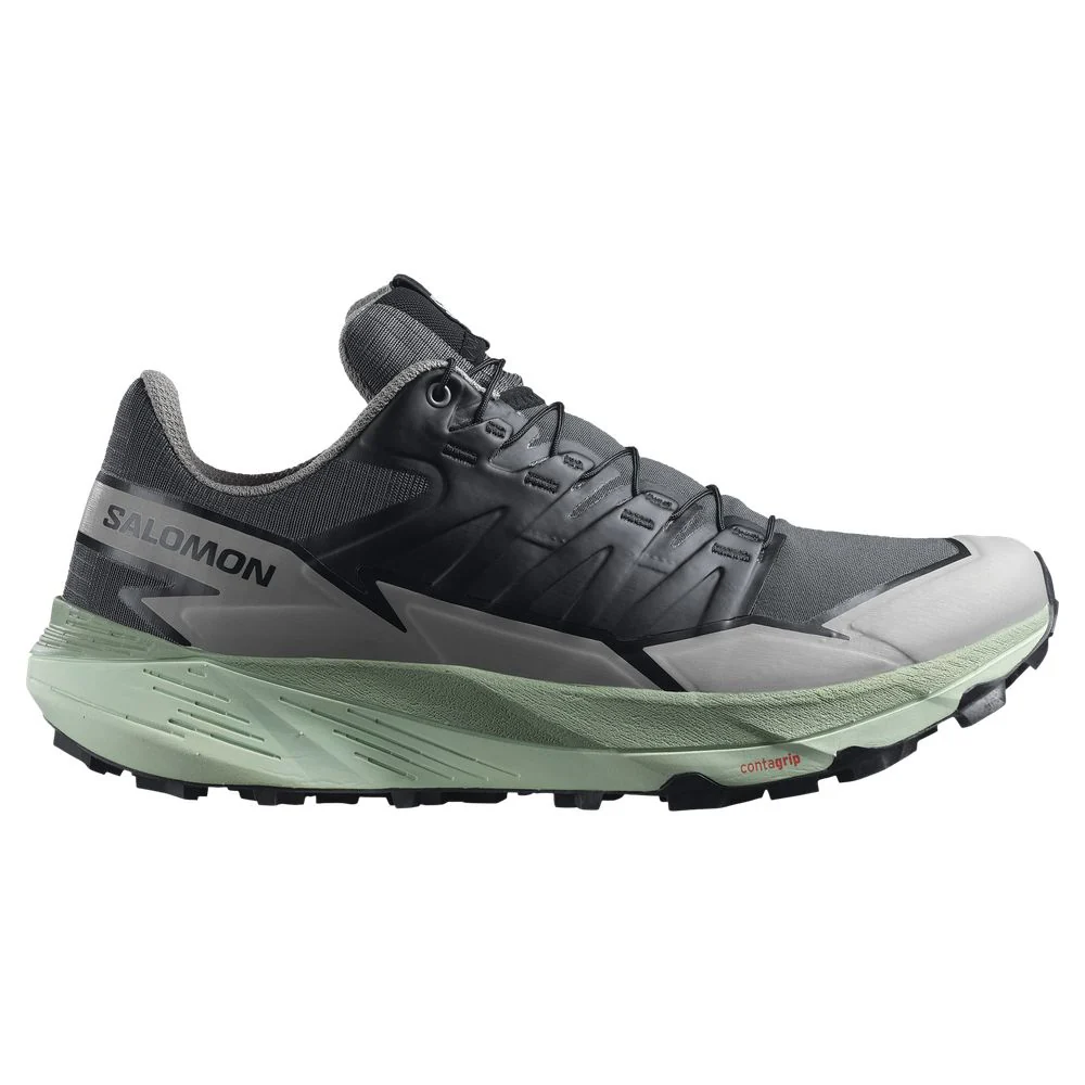 Salomon Thundercross Trail Running Shoes for Men - Asphalt/Sharkskin/Spray - 9.5M - Image 2