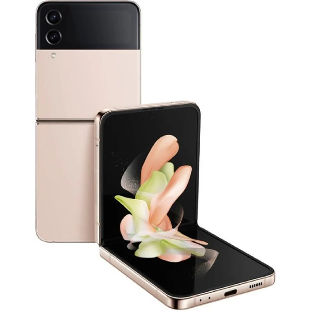Samsung SM-F721UZDAVZW Galaxy Z Flip4 256GB Smartphones, Pink Gold Verizon