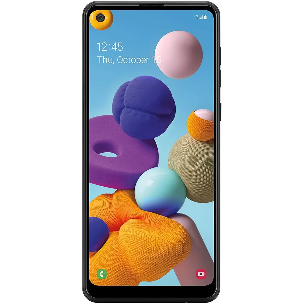 Samsung TWSAS215DCP Galaxy A21 4G LTE Total Wireless Prepaid Smartphone