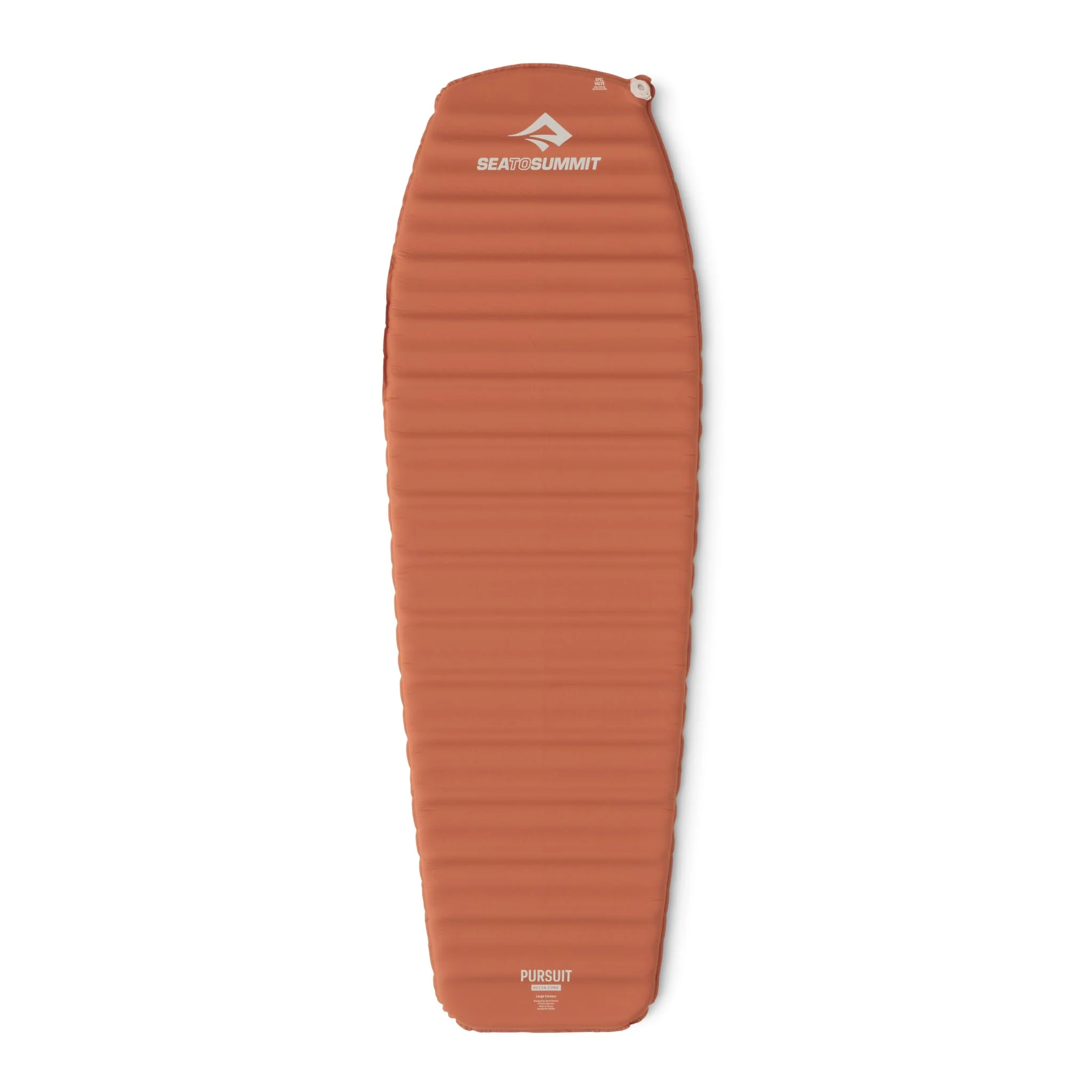 Sea to Summit Pursuit Self-Inflating Sleeping Mat, Tapered Large, Bombay Brown, 78 x 25 in, 1.61 lb, R-Value 3.0, A3502