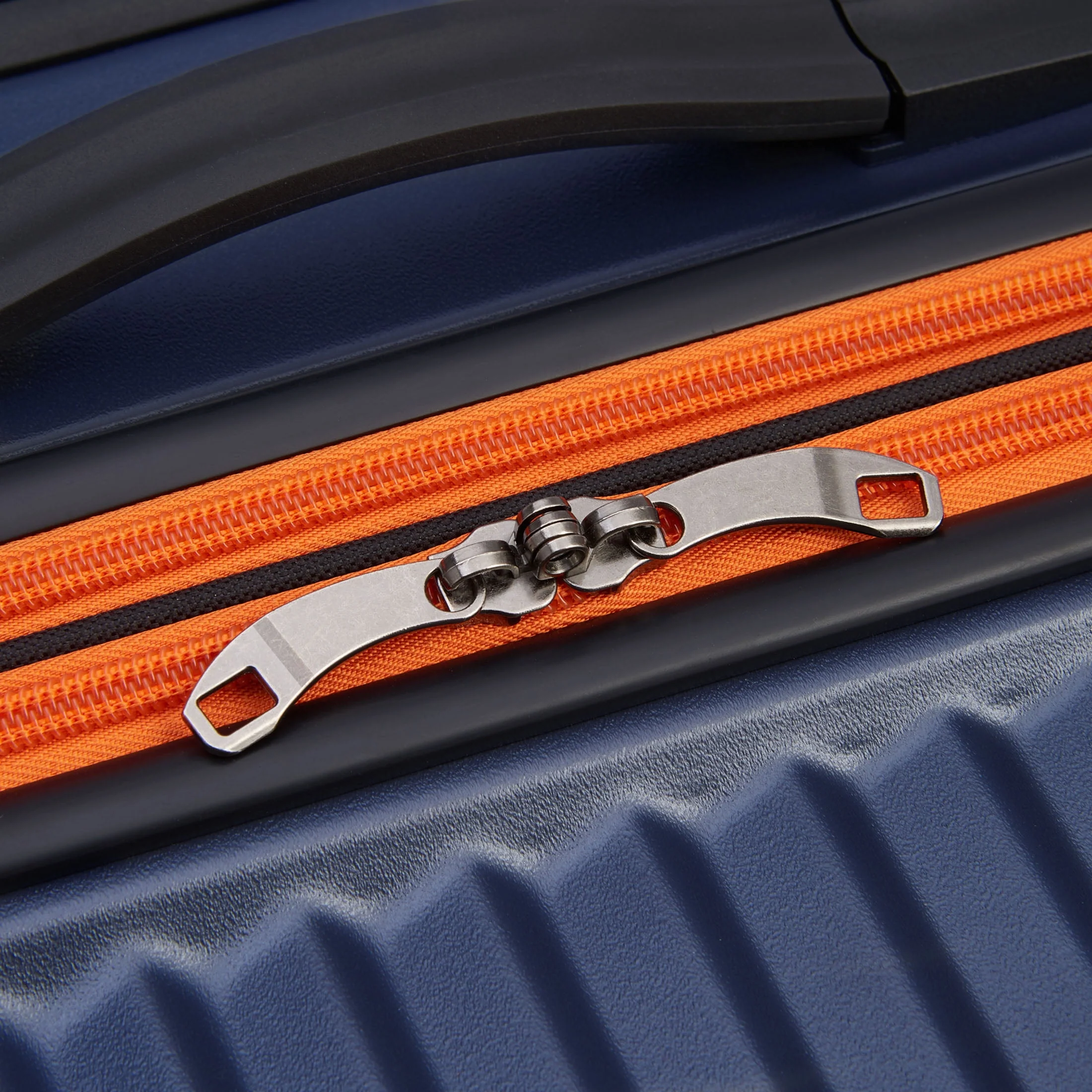 Securitech by Delsey Patrol 31 Large Checked Hardside Spinner Luggage, Durable Scratch-Resistant ABS Shell, Expandable, Smooth-Glide 360 Single Spinner Wheels, Blue, 40400680511 - Image 3