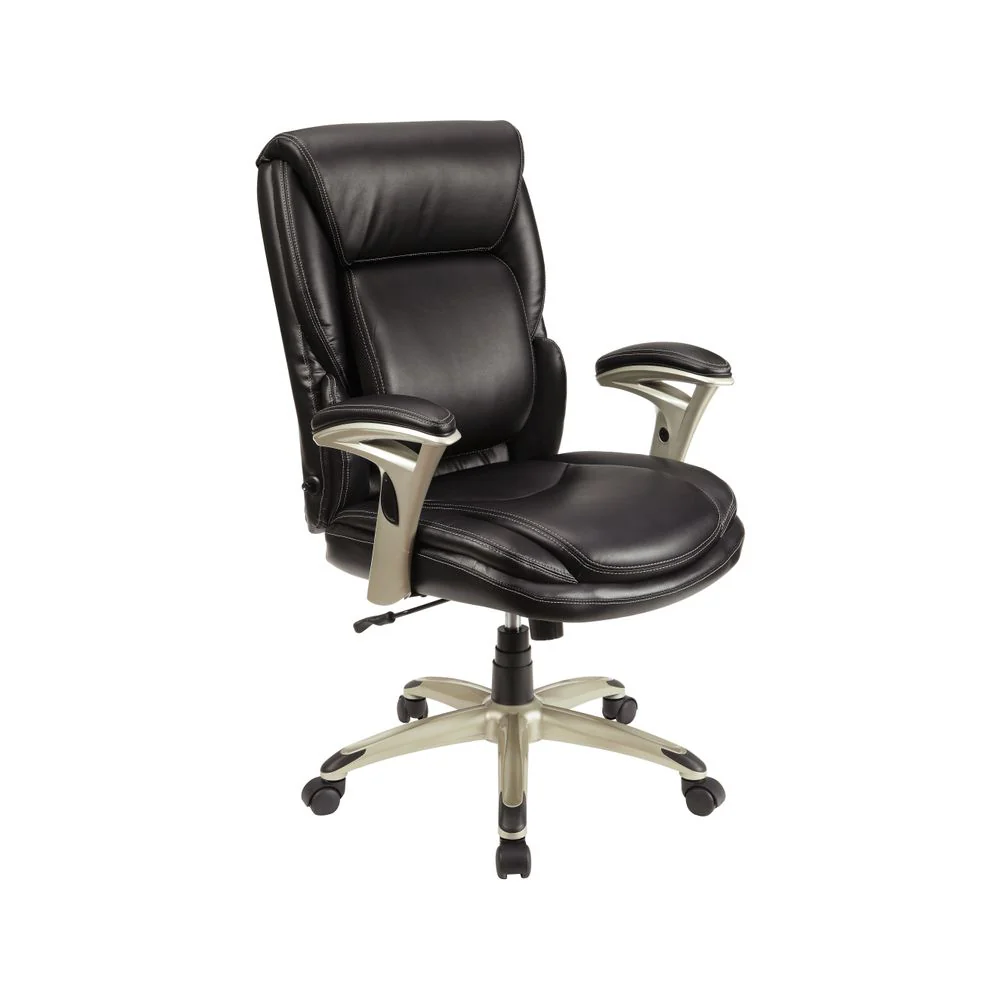 Serta 48464 Ergo Infinite Lumbar Support Office Chair with Adjustable Lumbar Control, Black