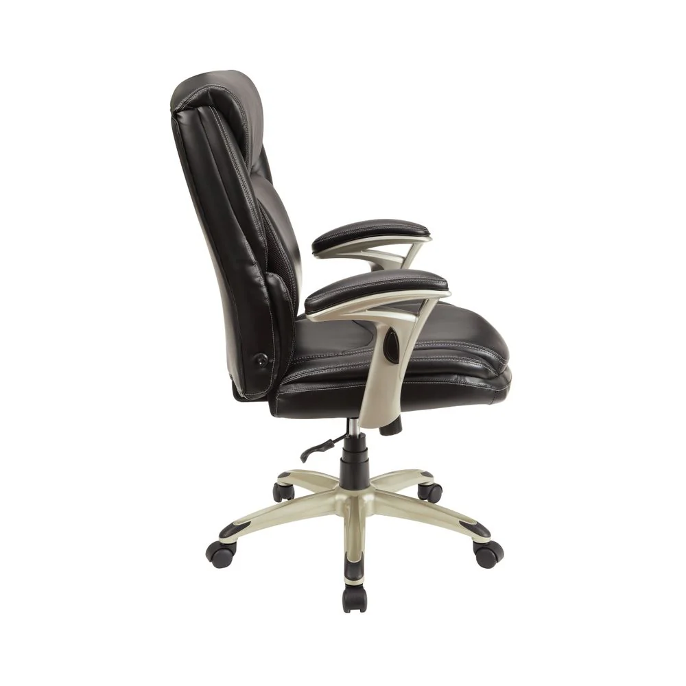 Serta 48464 Ergo Infinite Lumbar Support Office Chair with Adjustable Lumbar Control, Black - Image 4