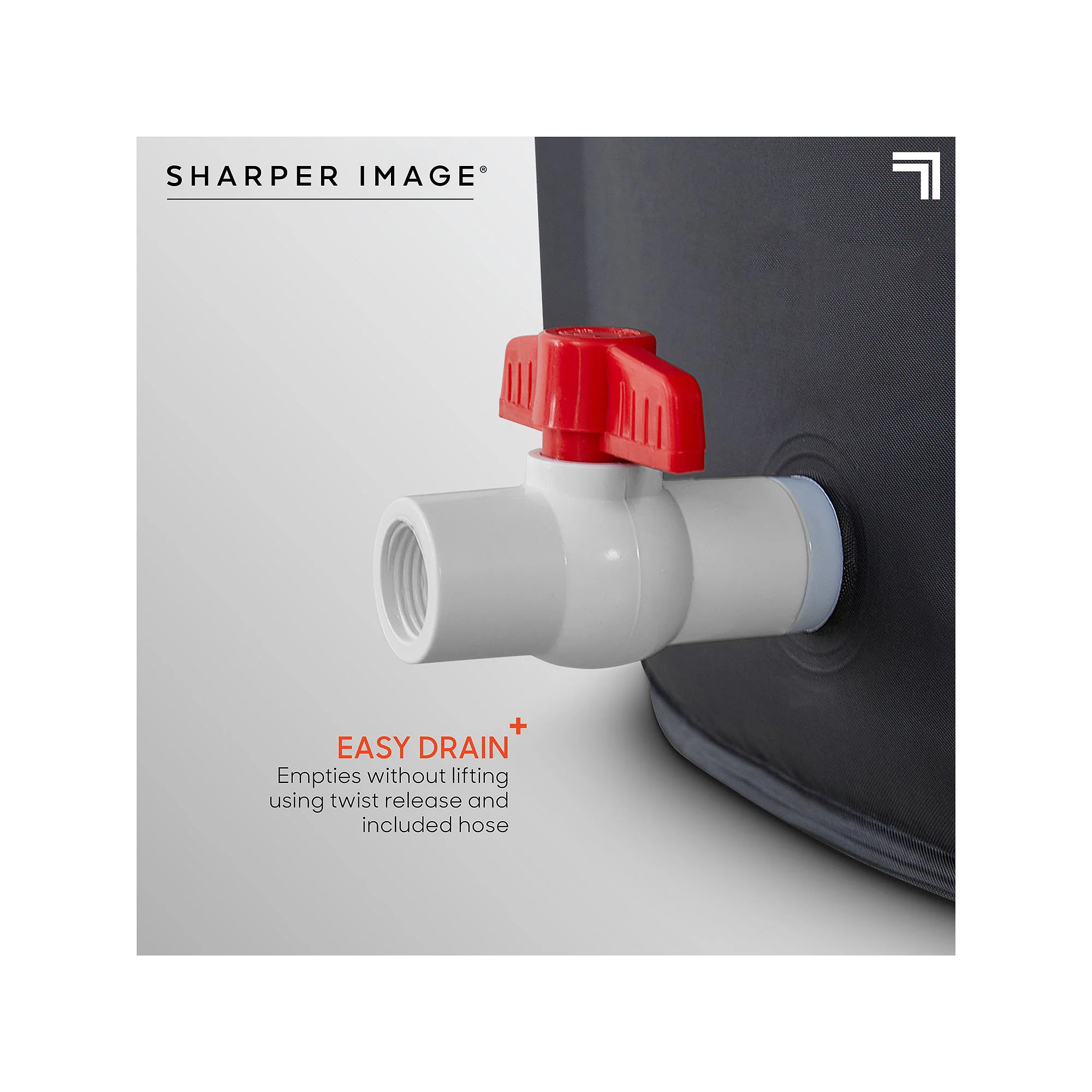 Sharper Image 31.5In. Portable Ice Bath Ice And Heat Therapy - BLACK ONE SIZE - Image 4