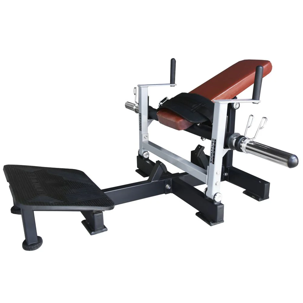 Signature Fitness WMT-HIPTHRUST-BLK Glute Bridge Plate-Loaded Hip Thrust Machine for Butt Shaping Glute Muscles Building - Image 2