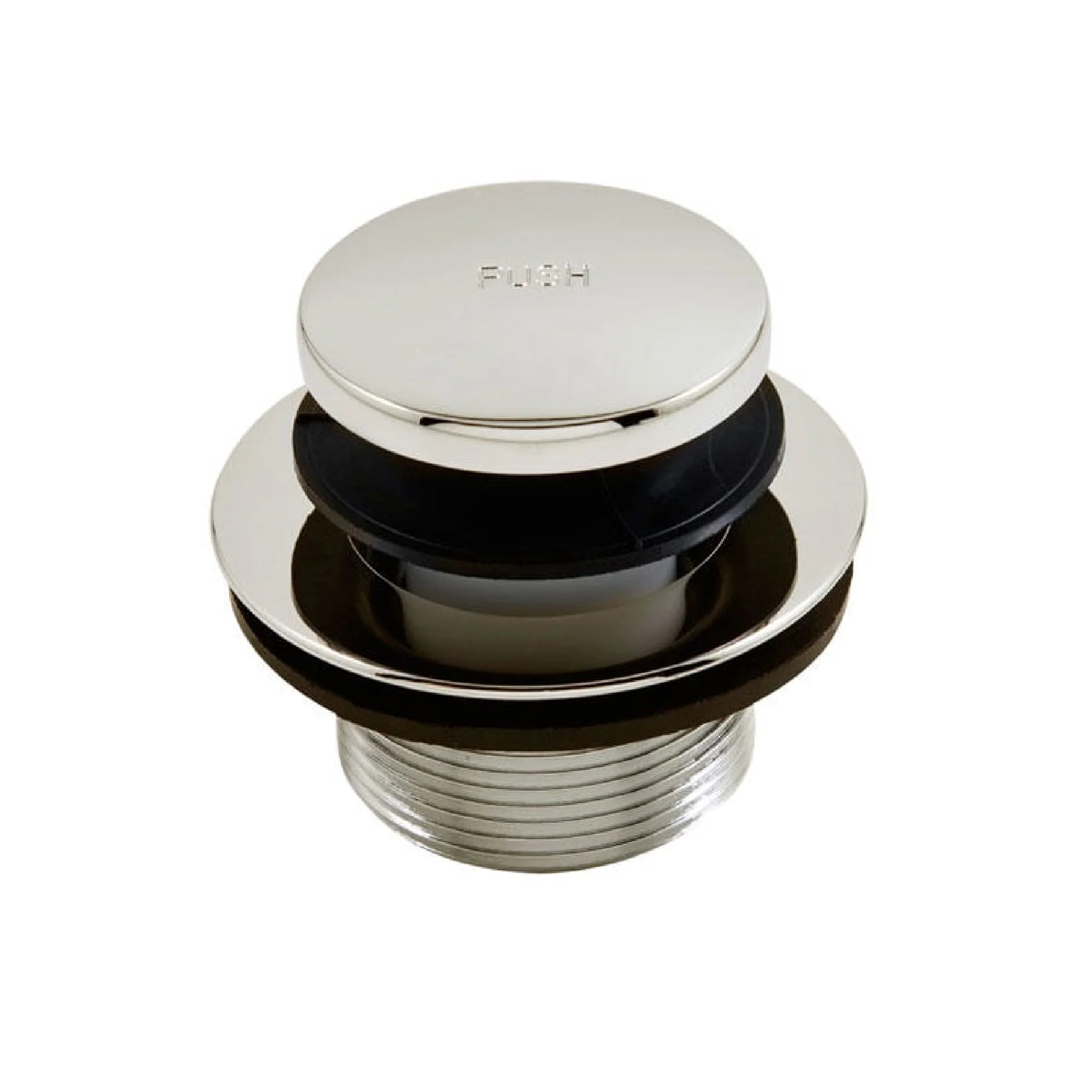 Signature Hardware 346240 Bathtub Drain Brass material Pop Up Unit Only - Polished Nickel - Image 3