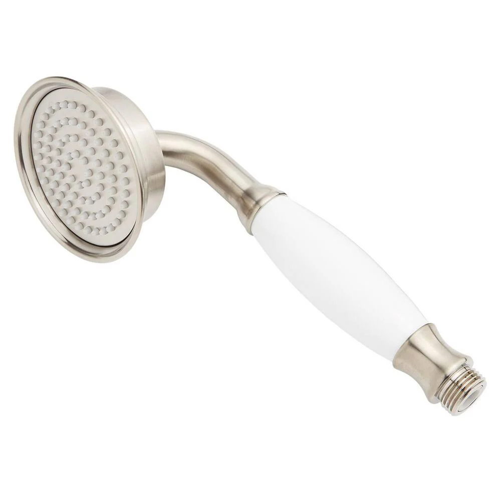 Signature Hardware 433214 Cooper 1.8 GPM Single Function Hand Shower Brushed Nickel Showers Hand Showers Single Function